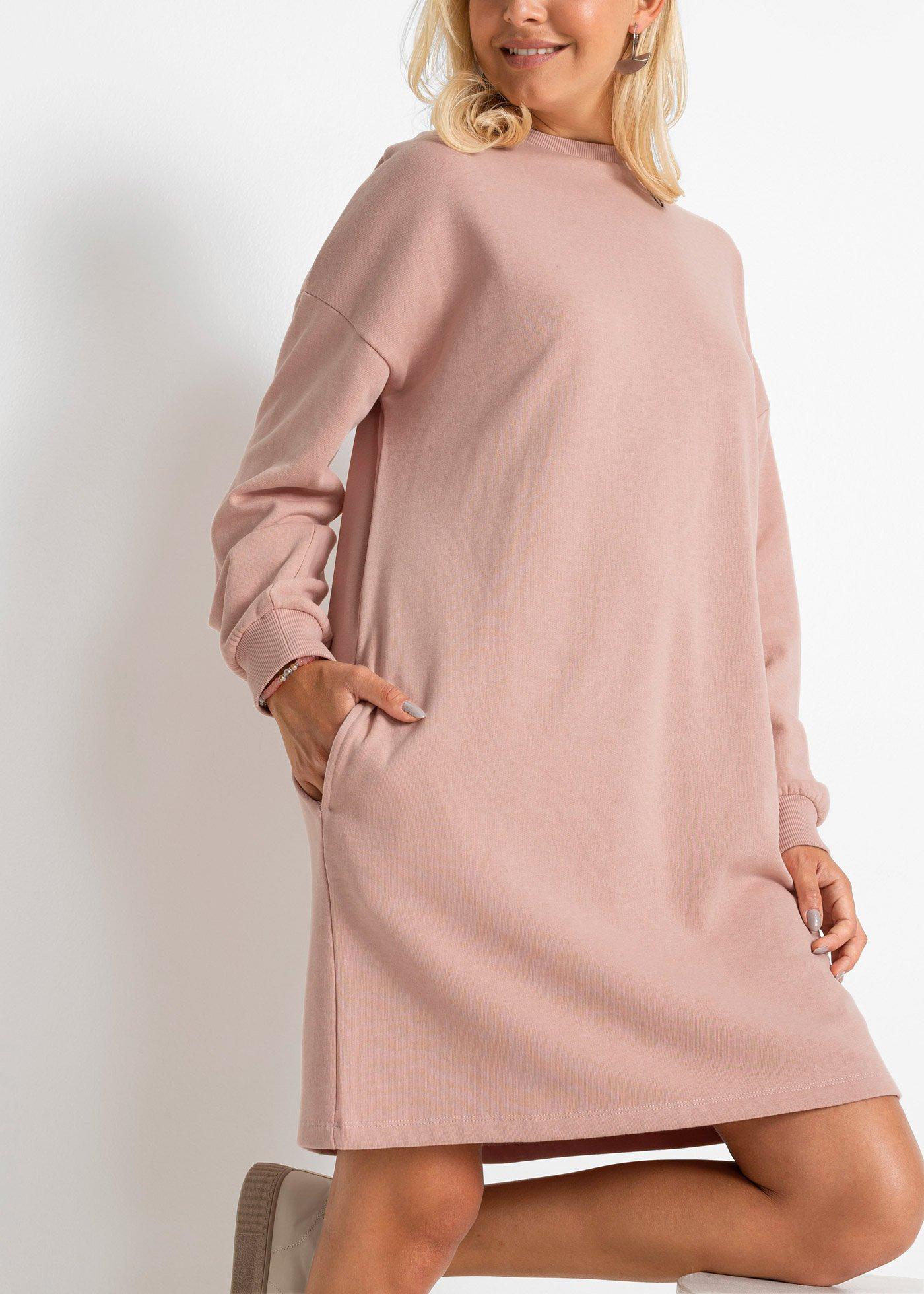 Sukienka dresowa oversized - Bonprix