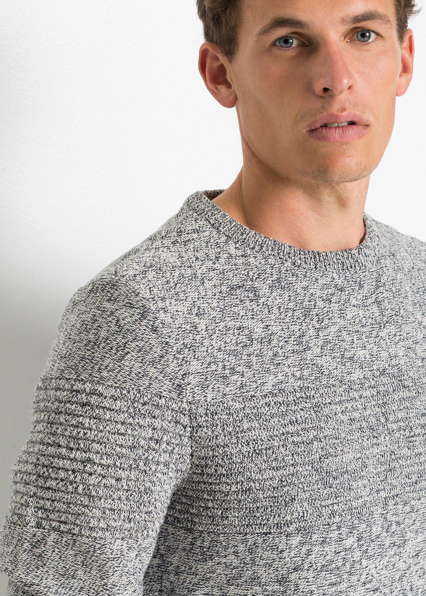 Sweter z czystej bawełny - Bonprix