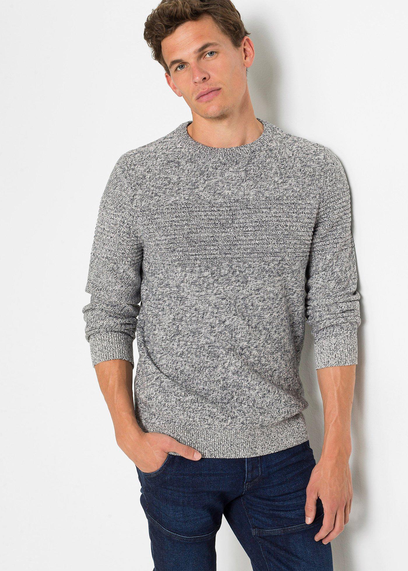 Sweter z czystej bawełny - Bonprix