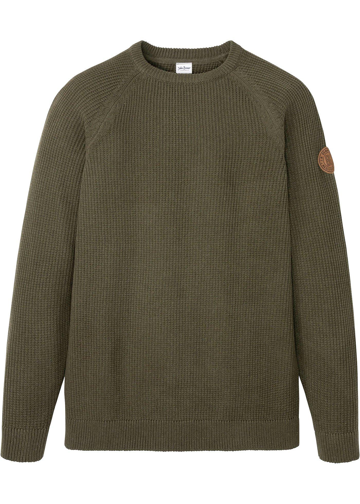Pull en grosse maille avec coton recyclé
