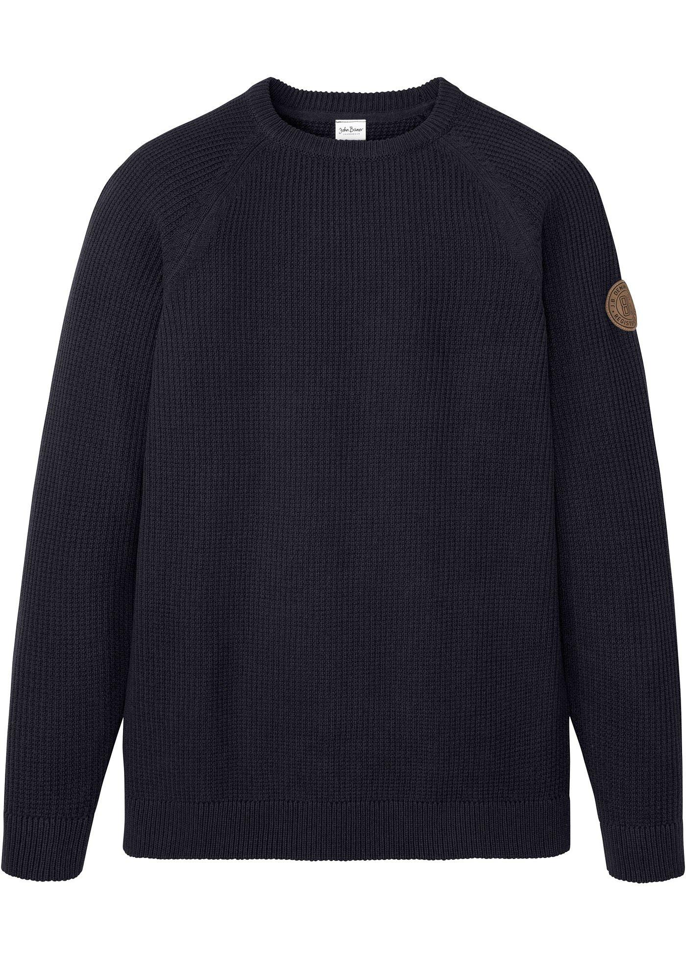 Pull en grosse maille avec coton recyclé