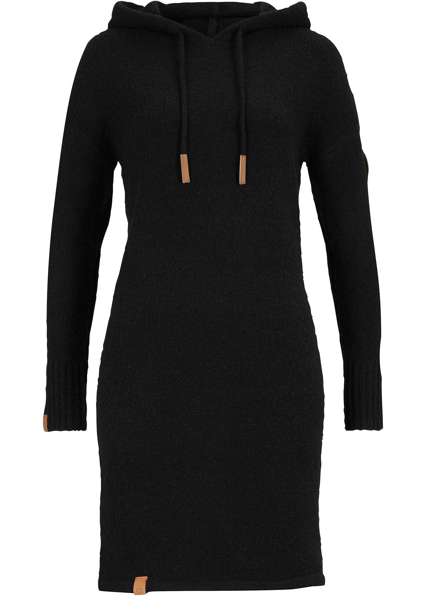 Robe en maille à capuche