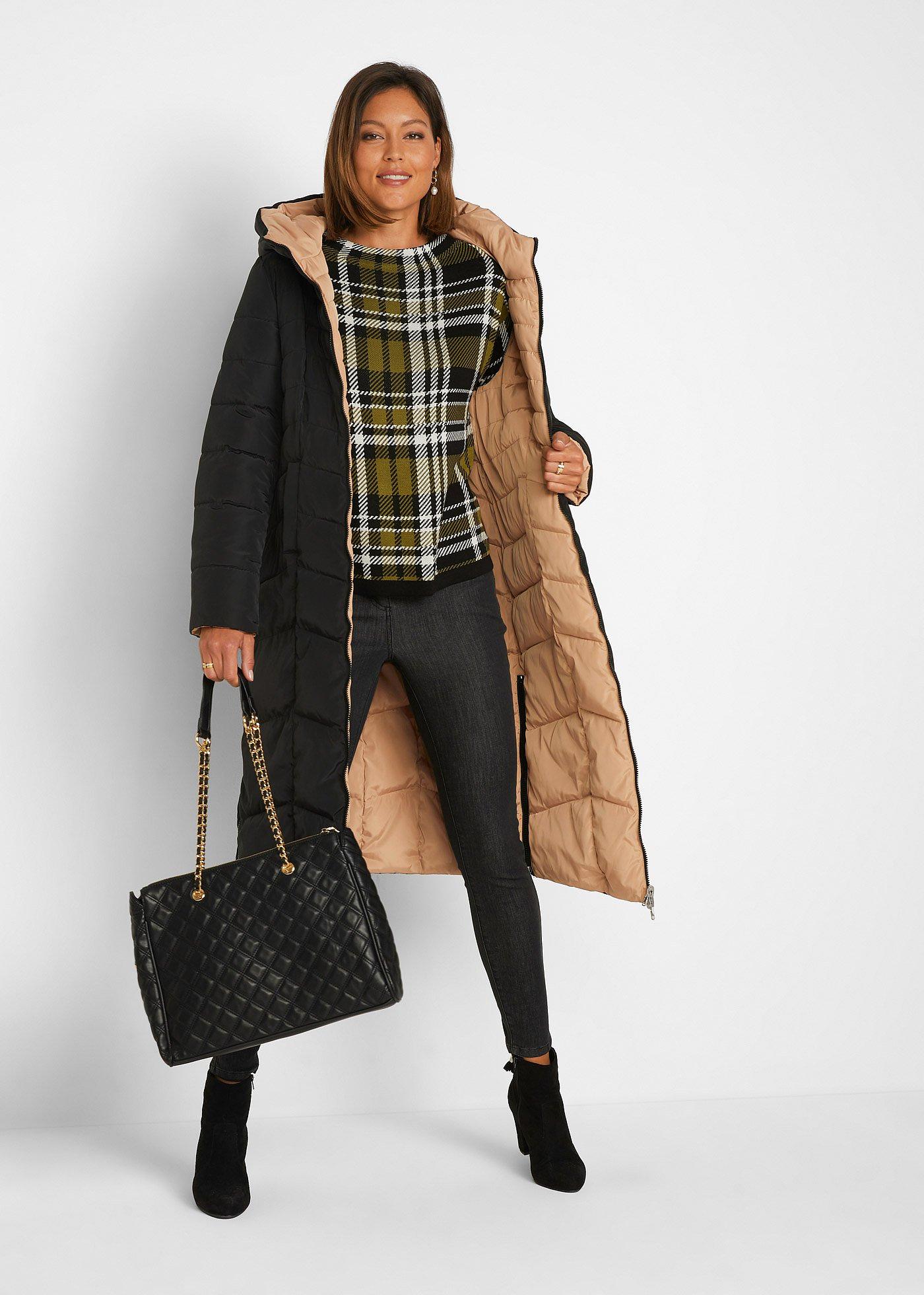 Płaszcz pikowany dwustronny - Bonprix