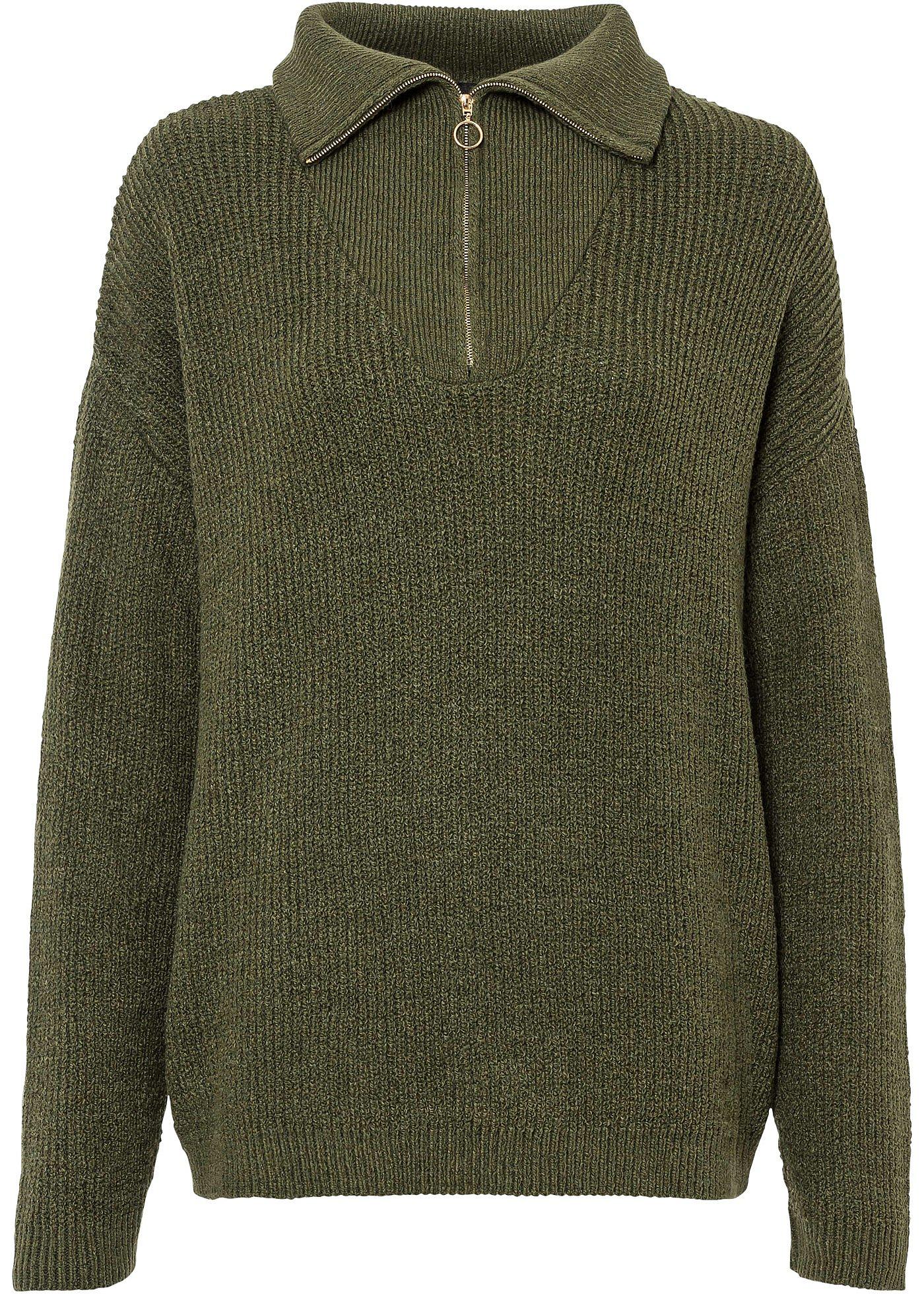 Pullover mit Reißverschluss