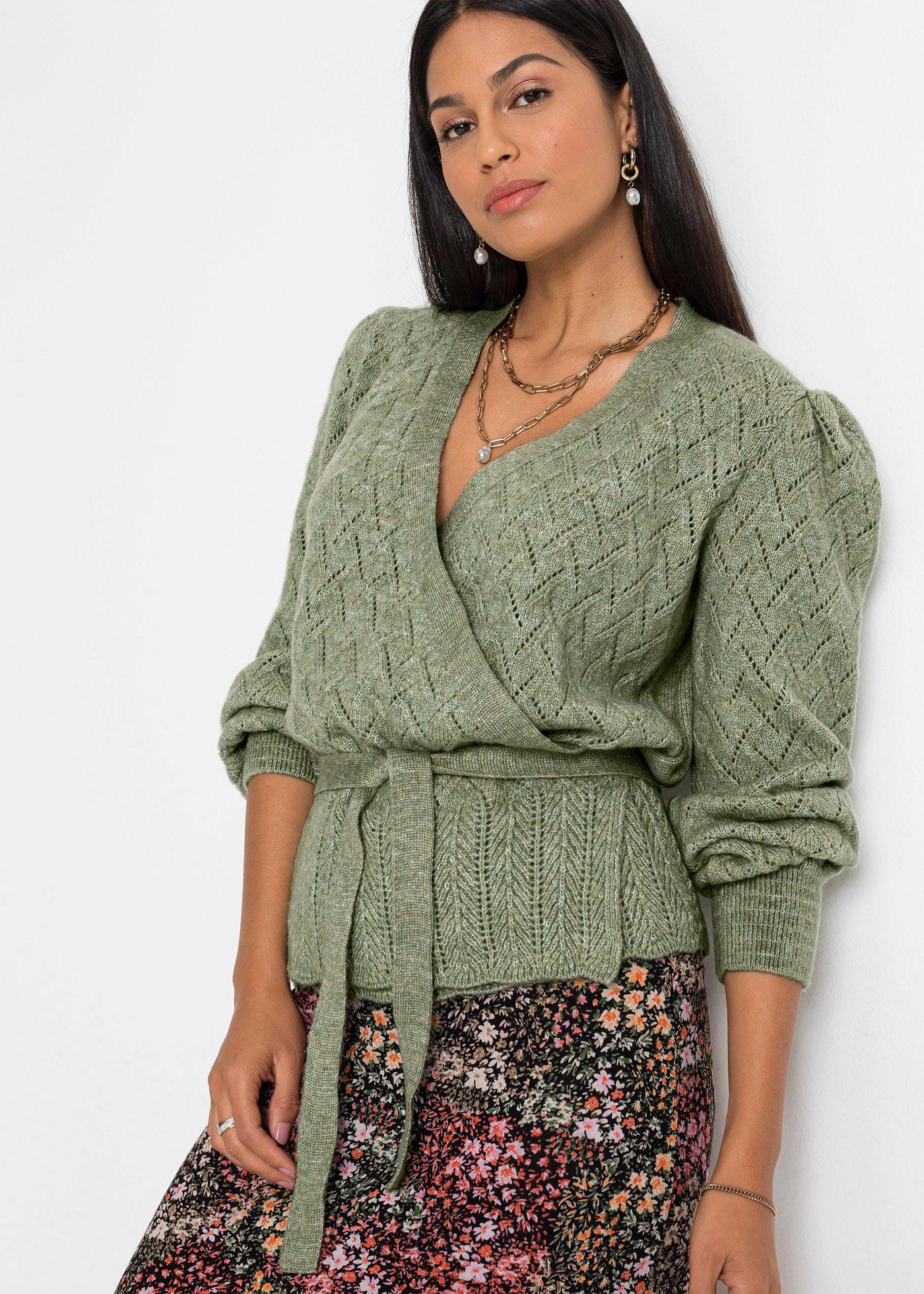Sweter kopertowy - Bonprix