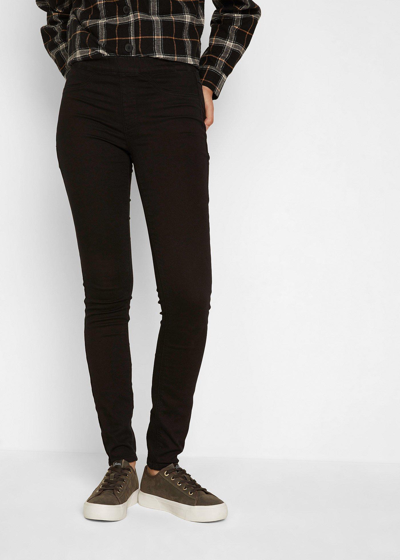 Jegginsy termiczne, mid waist - Bonprix