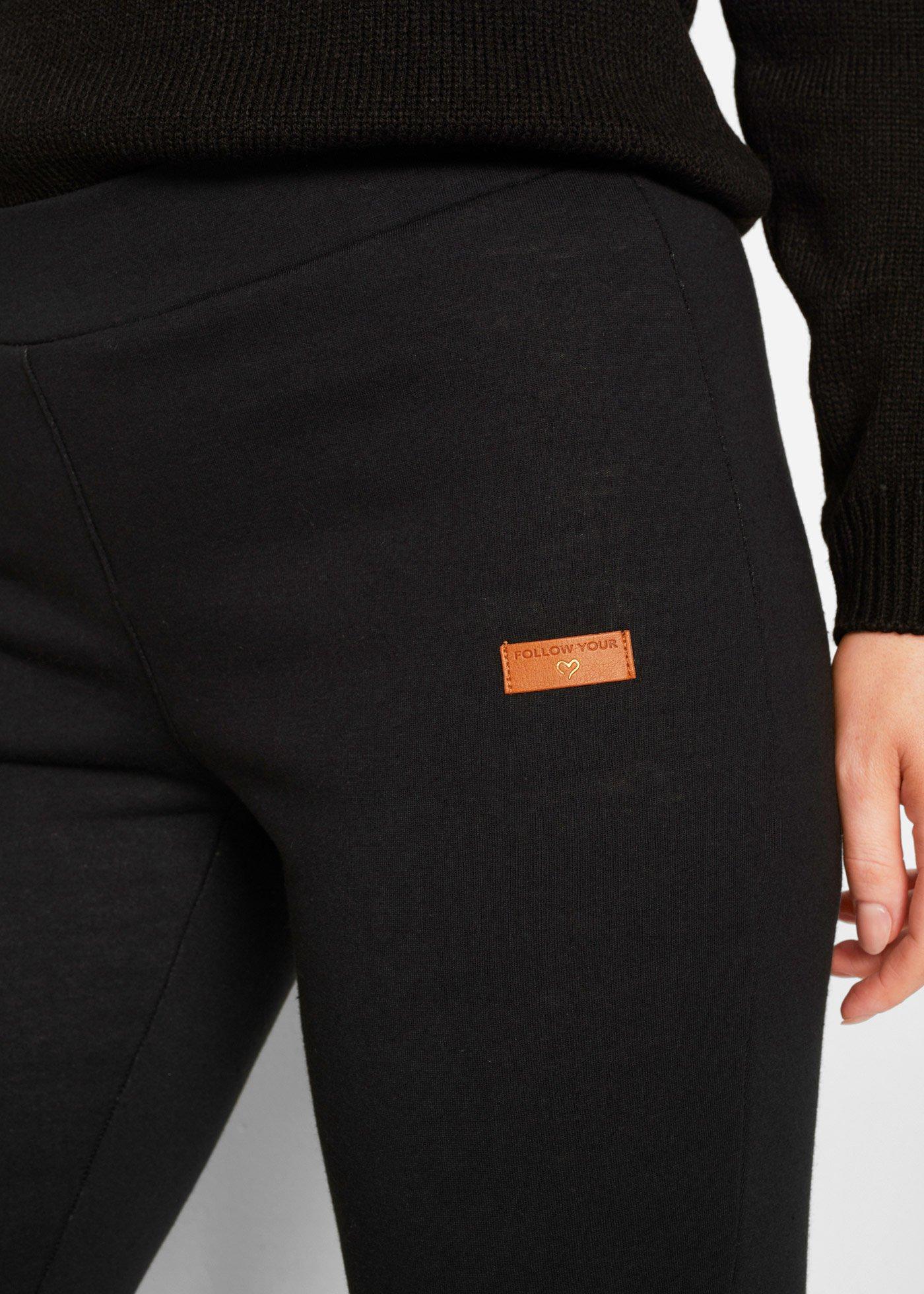 Legginsy na podszewce z polaru baranka - Bonprix