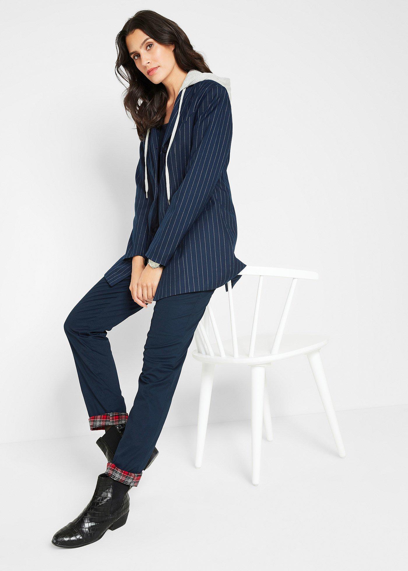 Spodnie chino ocieplane - Bonprix