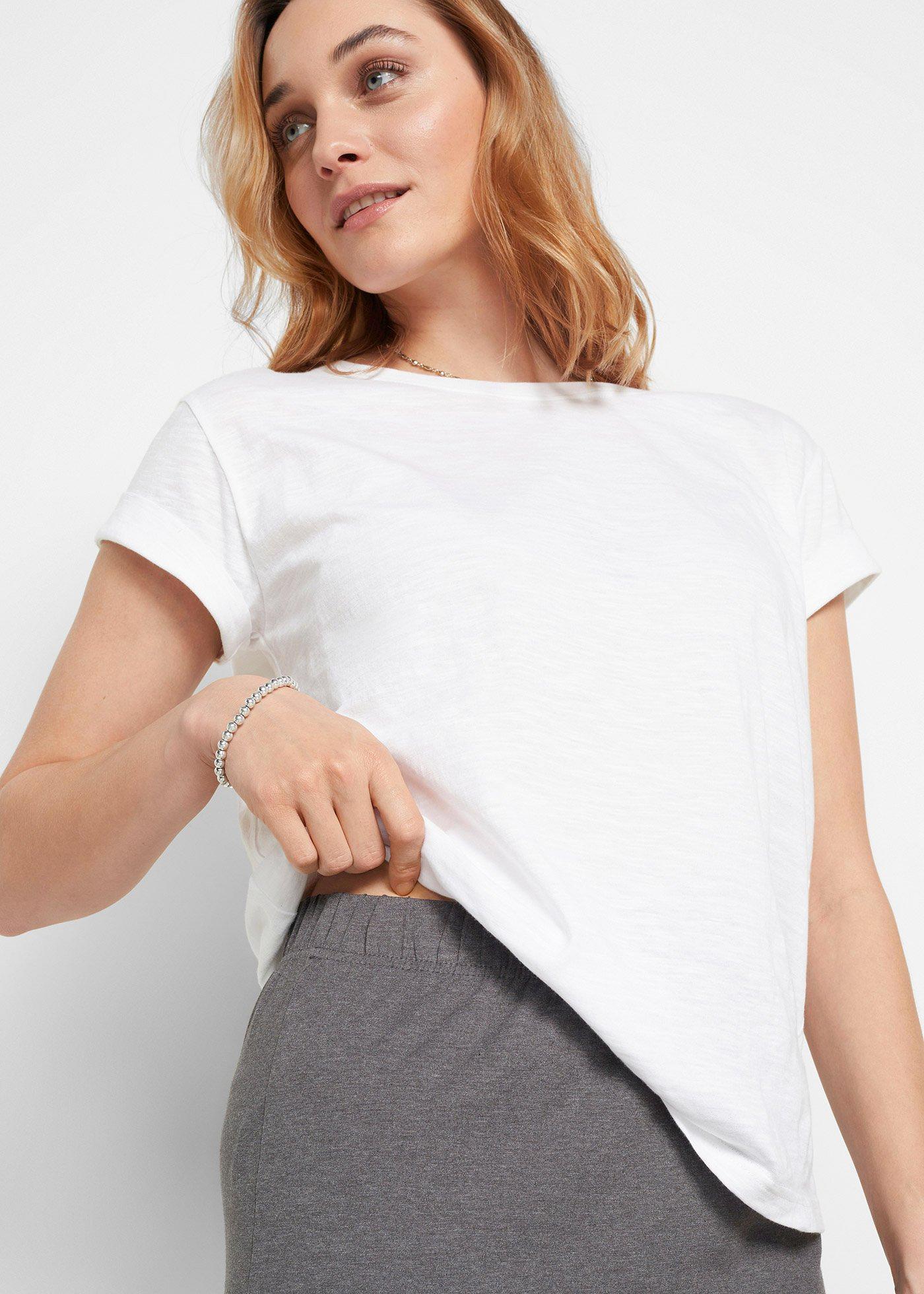 Spódnica z dżerseju ze stretchem (2 szt.) - Bonprix