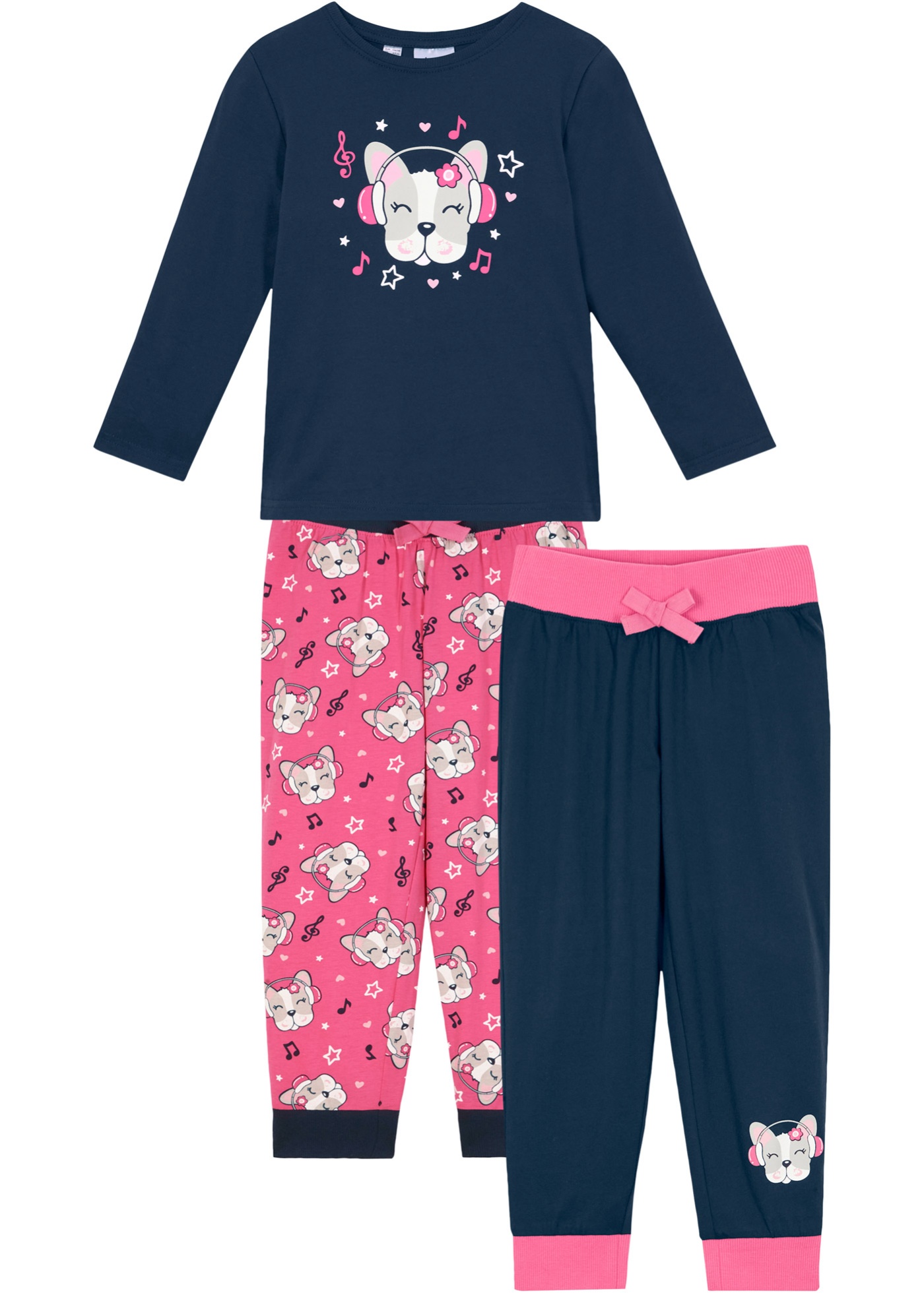 Mädchen Pyjama (3-tlg. Set)