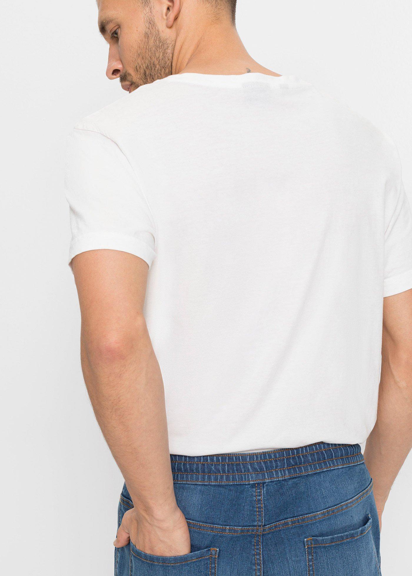 Lekkie dżinsy ze stretchem z gumką w talii, regular fit straight - Bonprix