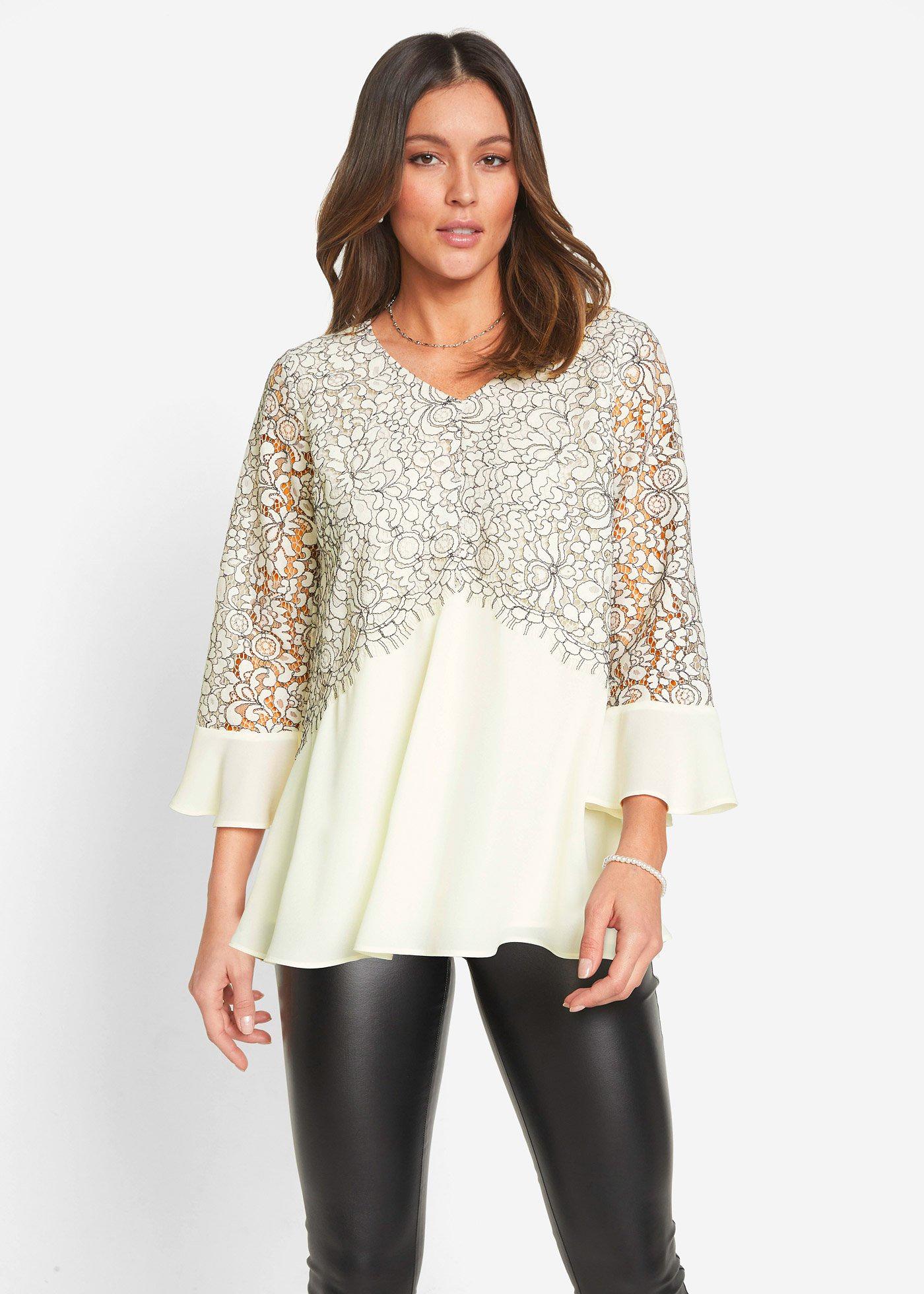 Tunika z koronką - Bonprix