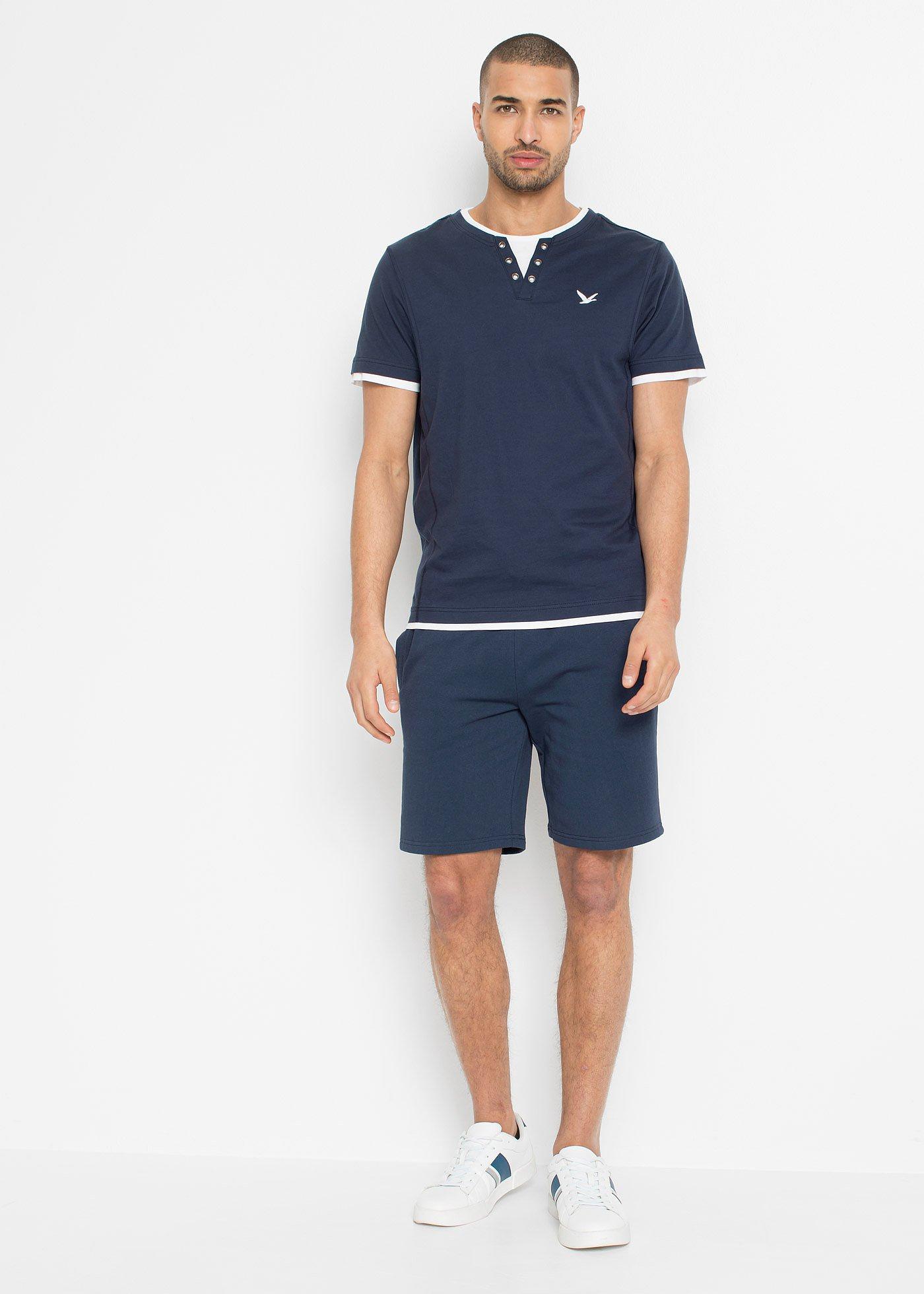 T-shirt 2 w 1, krótki rękaw (2 szt.) - Bonprix
