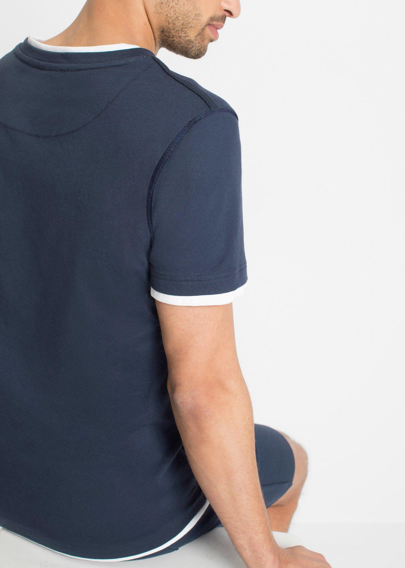 T-shirt 2 w 1, krótki rękaw (2 szt.) - Bonprix