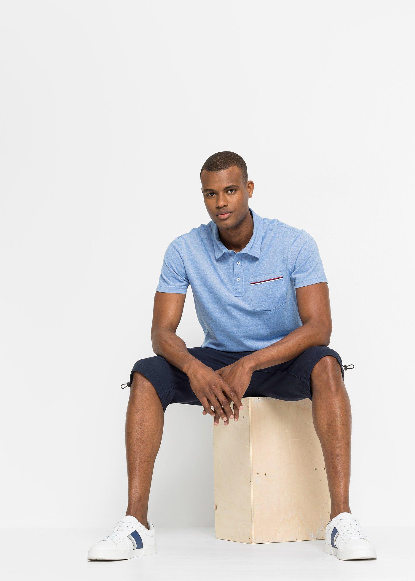 Koszulka polo pique z czystej bawełny organicznej (2 szt.) - Bonprix