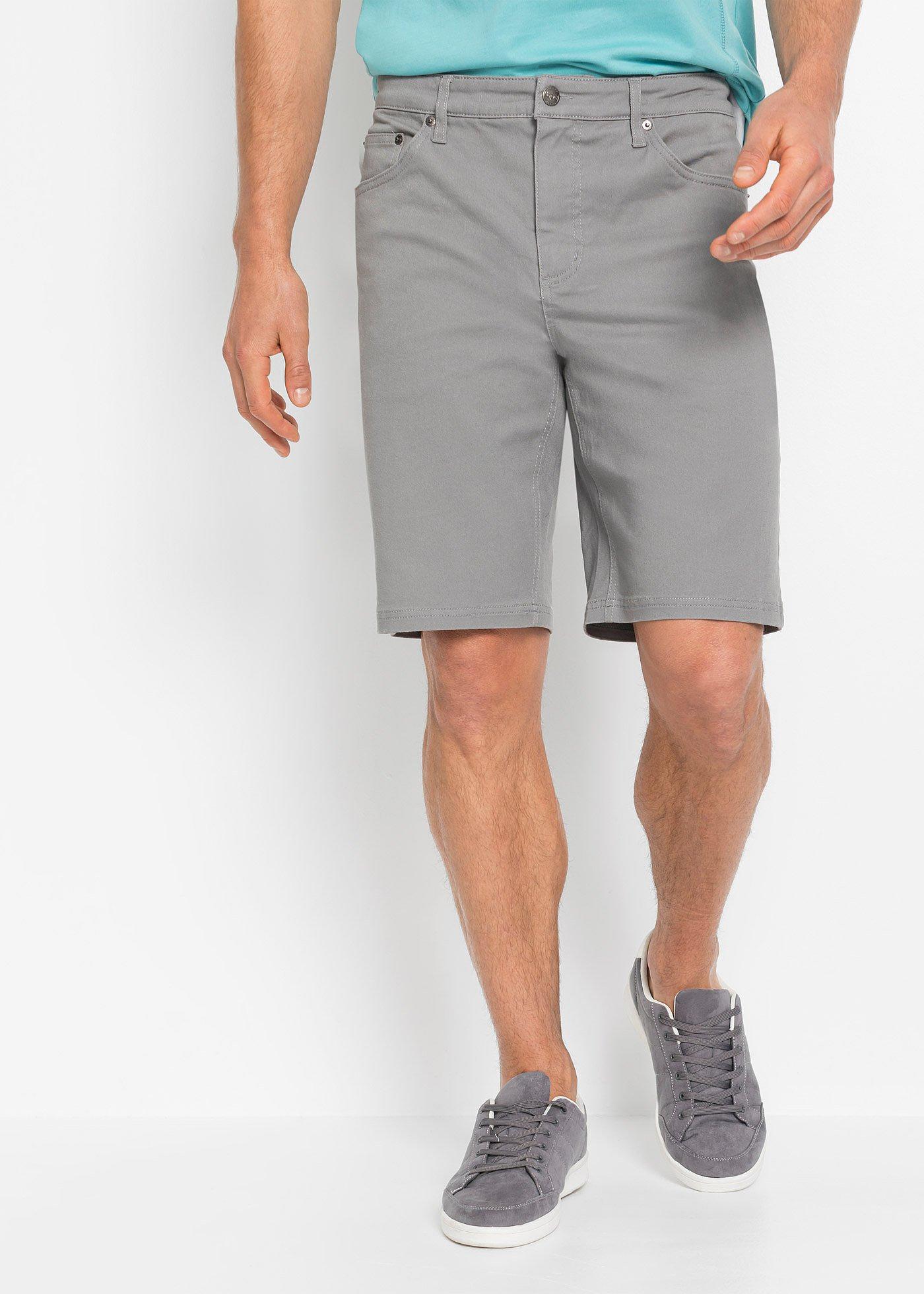 Bermudy ze stretchem Classic Fit - Bonprix