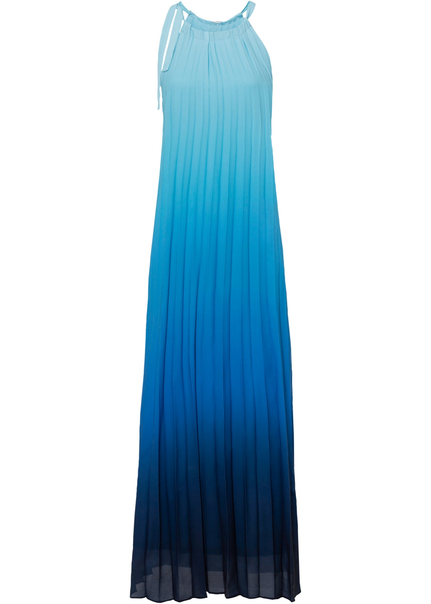 Plissée-Kleid mit Farbverlauf