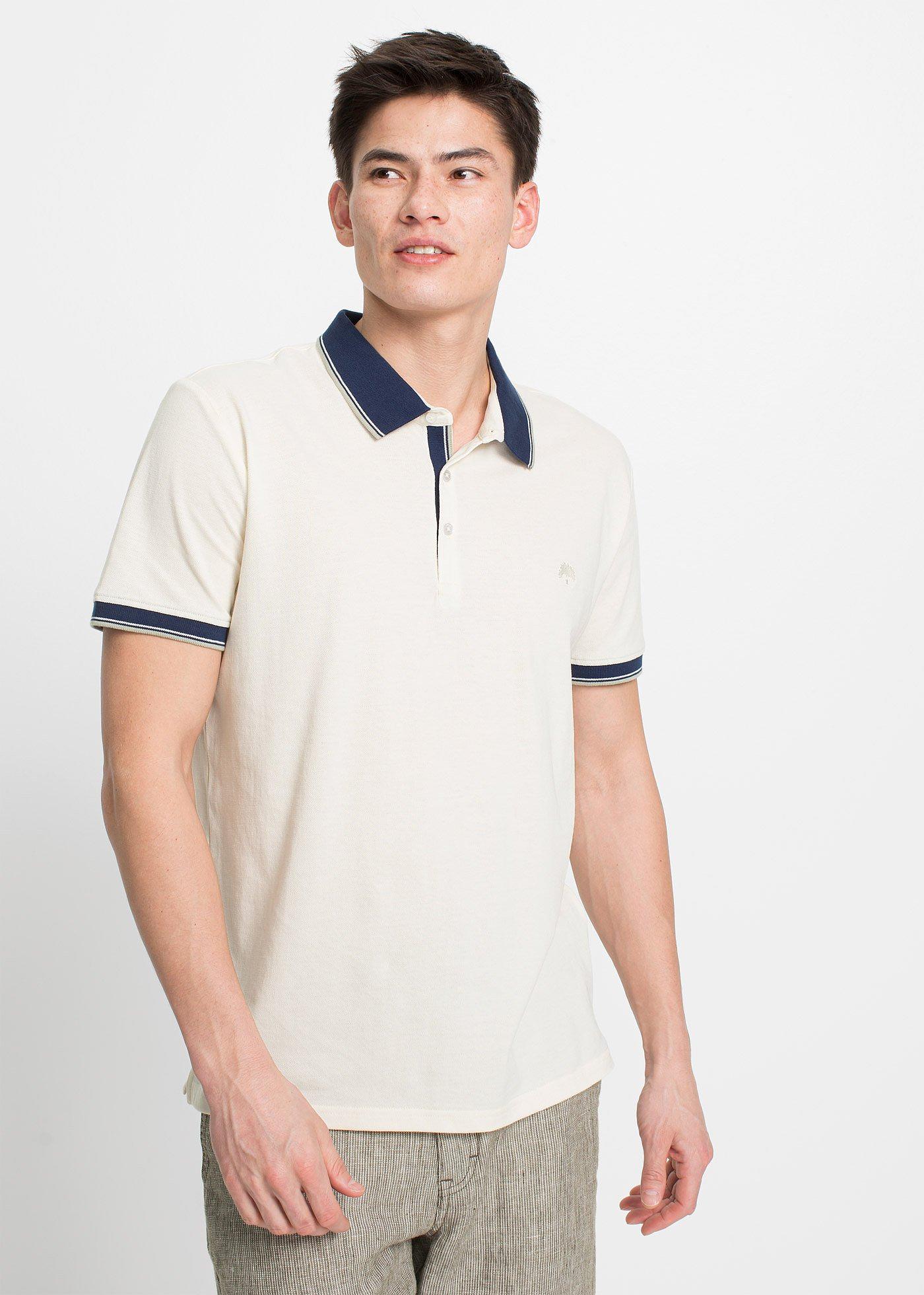 Shirt polo pique (3 szt.) z czystej bawełny - Bonprix