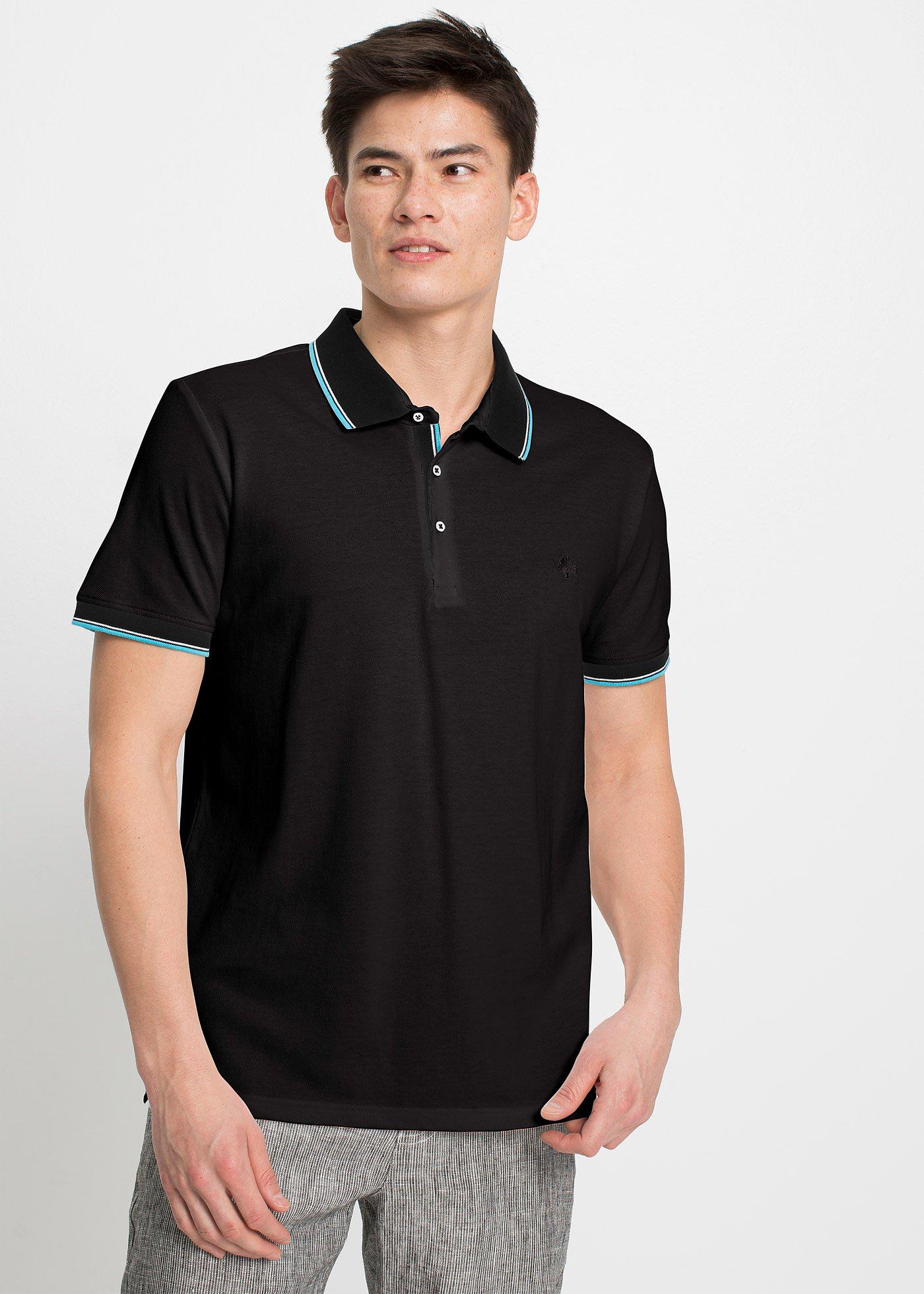 Shirt polo pique (3 szt.) z czystej bawełny - Bonprix