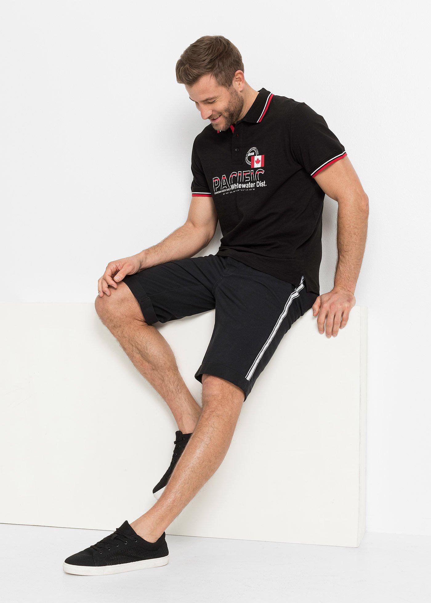 Shirt polo z czystej bawełny, krótki rękaw (2 szt.) - Bonprix