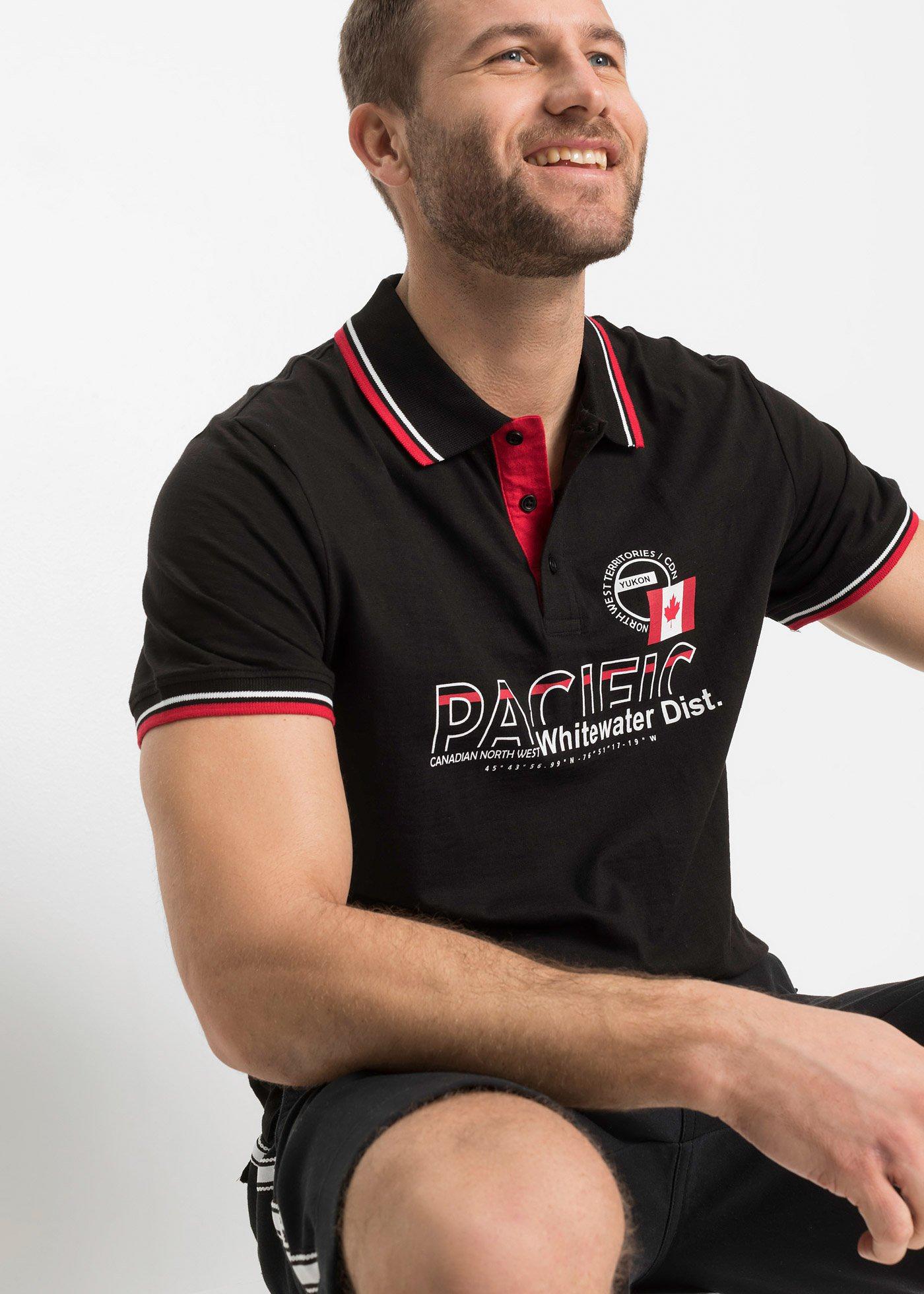 Shirt polo z czystej bawełny, krótki rękaw (2 szt.) - Bonprix