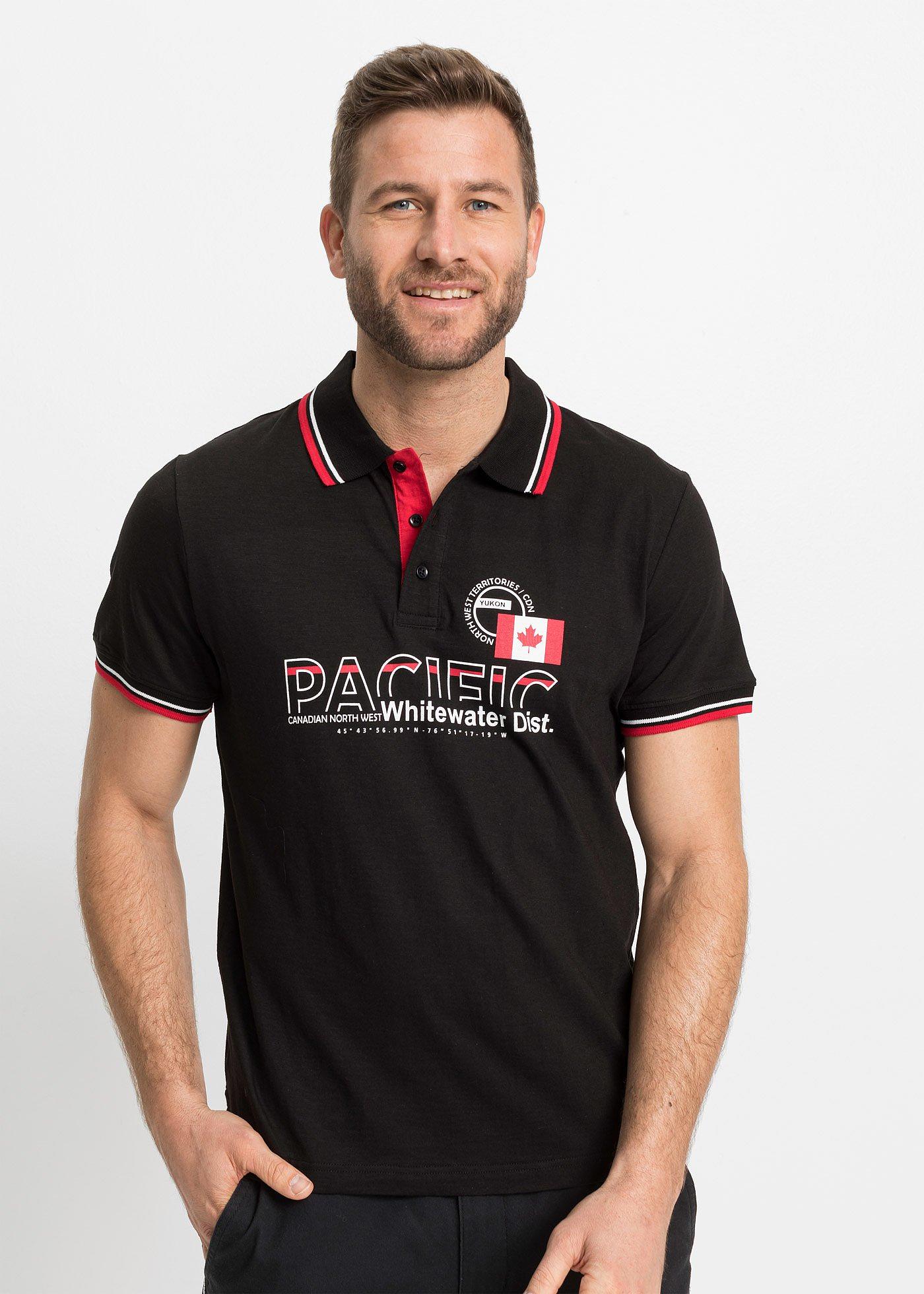 Shirt polo z czystej bawełny, krótki rękaw (2 szt.) - Bonprix
