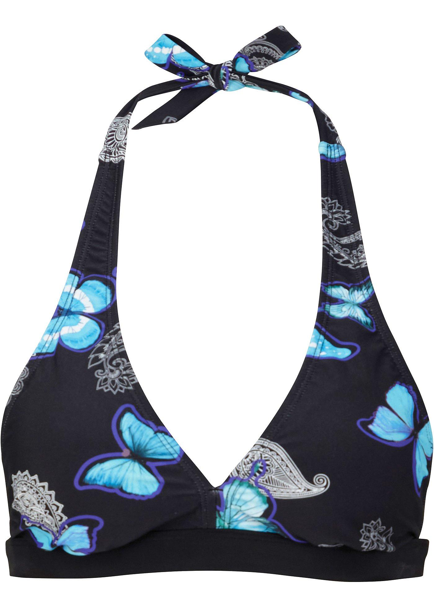 Neckholder Bikini Oberteil aus recyceltem Polyamid