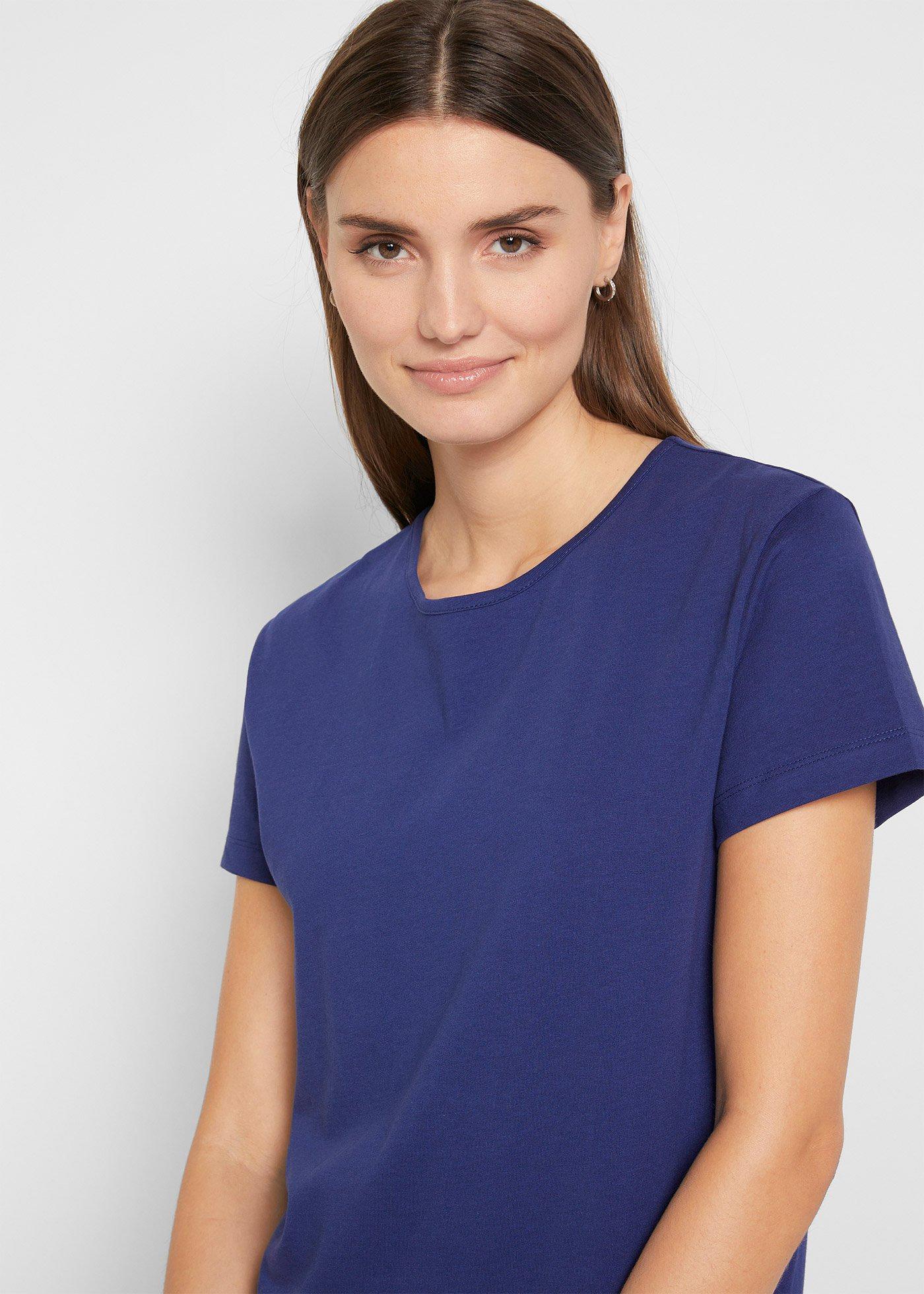 Długa sukienka z czystej bawełny - Bonprix