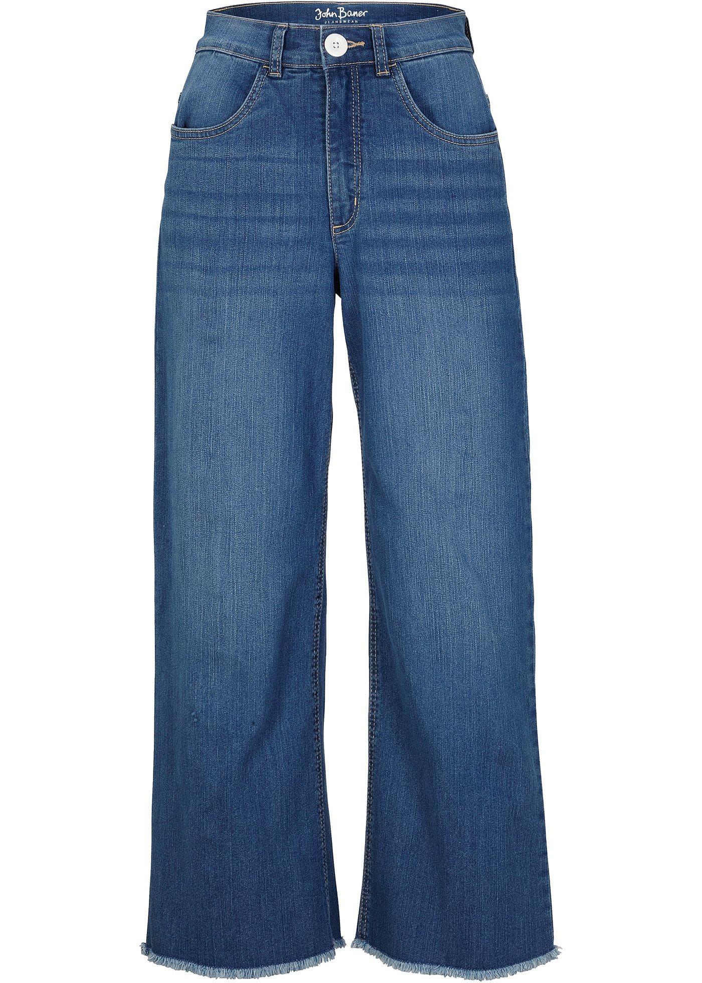 7/8-Komfort-Stretch-Jeans, Wide Fit