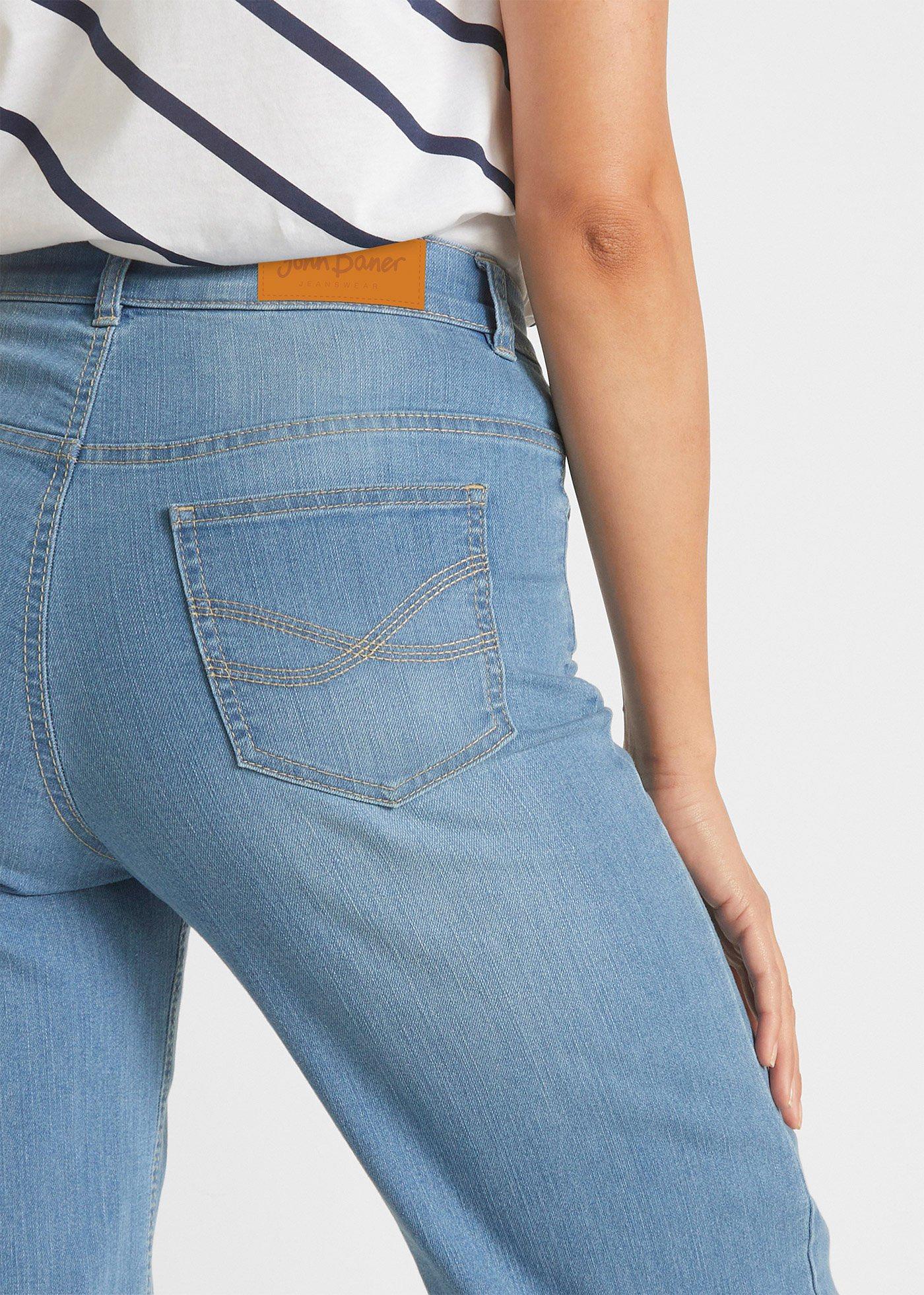 Dżinsy 7/8 Wide Fit - Bonprix