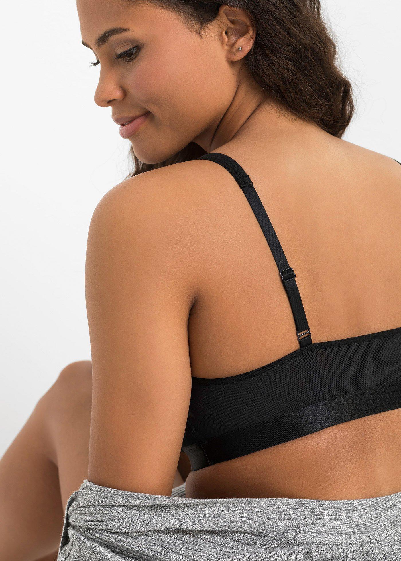 Biustonosz bustier z bawełny organicznej (2 szt.) - Bonprix