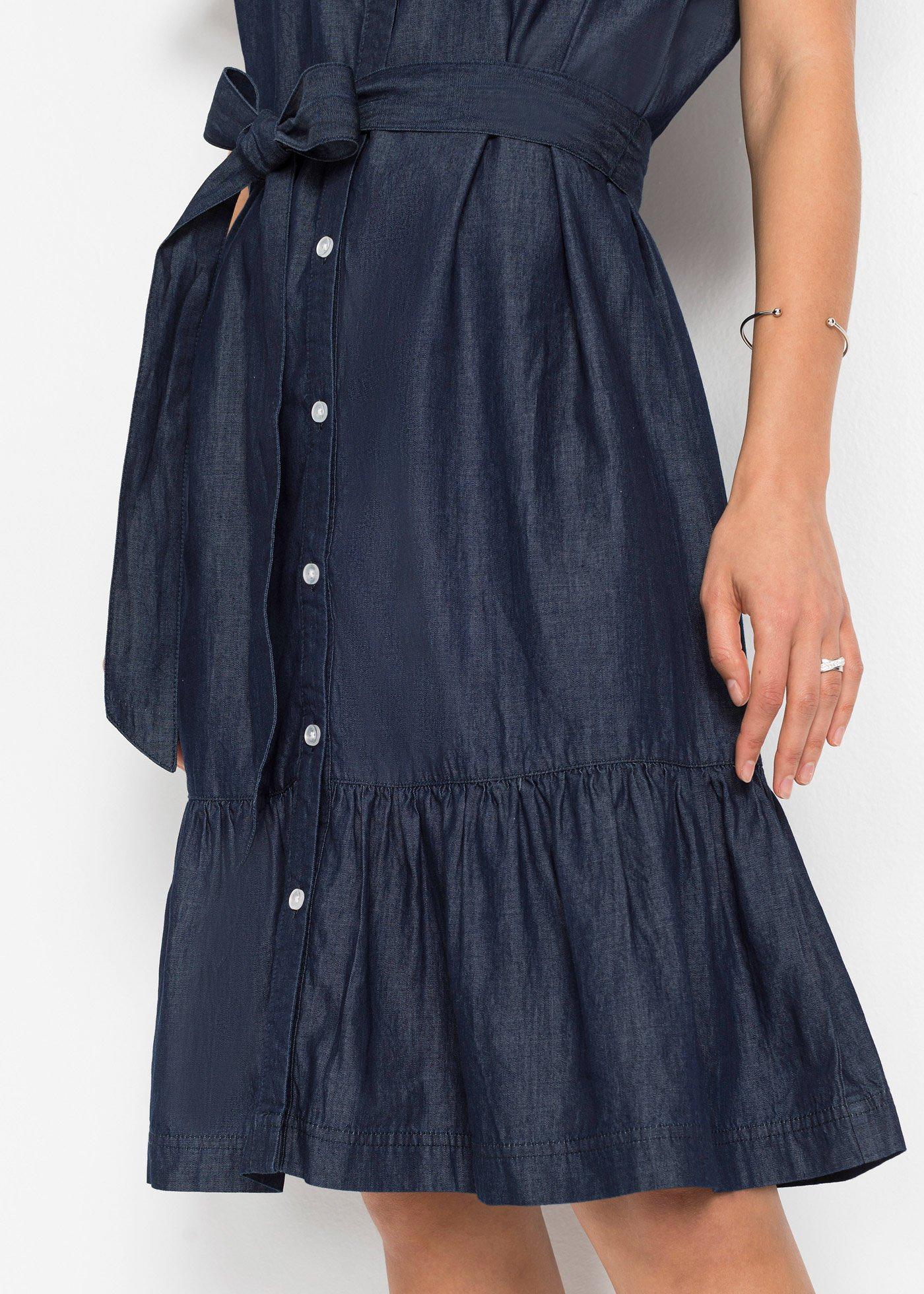 Sukienka jeansowa z bawełny organicznej - Bonprix