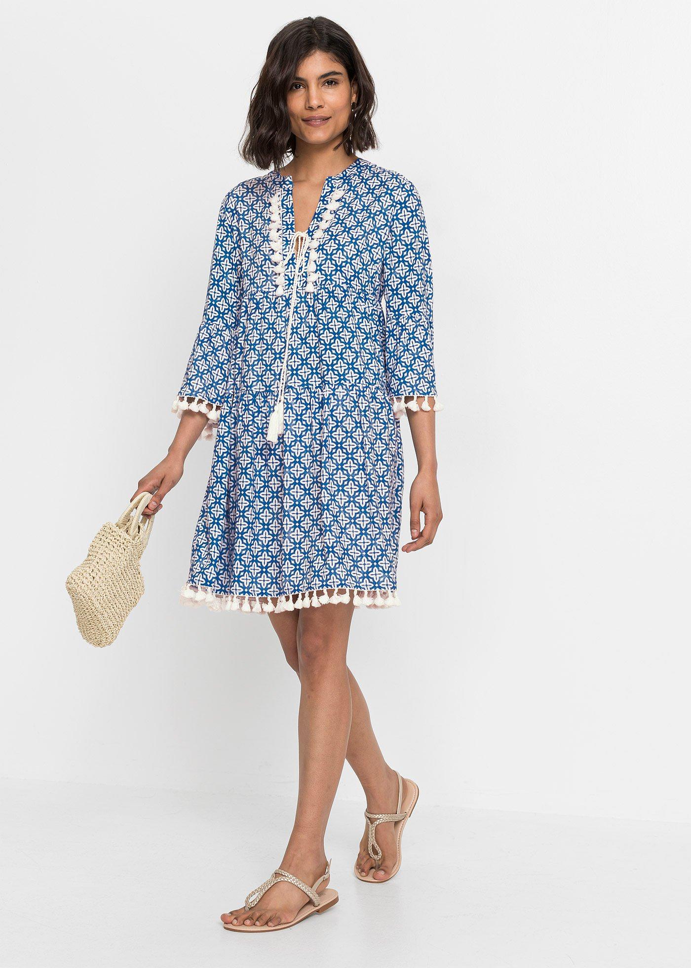 Sukienka tunikowa z miękkiej wiskozy - Bonprix