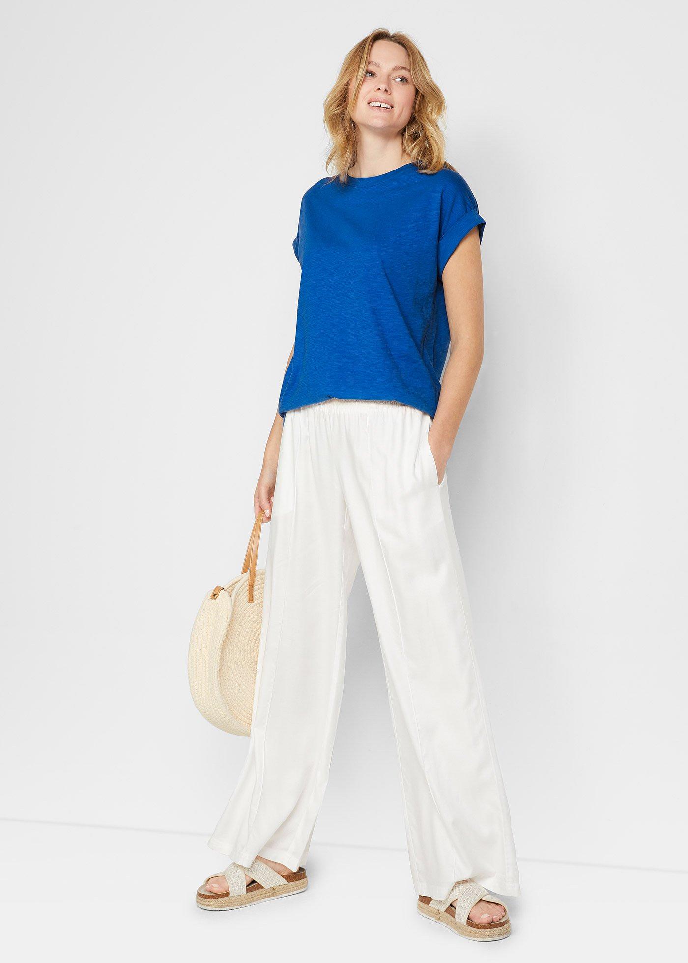 Długi T-shirt z czystej bawełny organicznej (2 szt.) - Bonprix