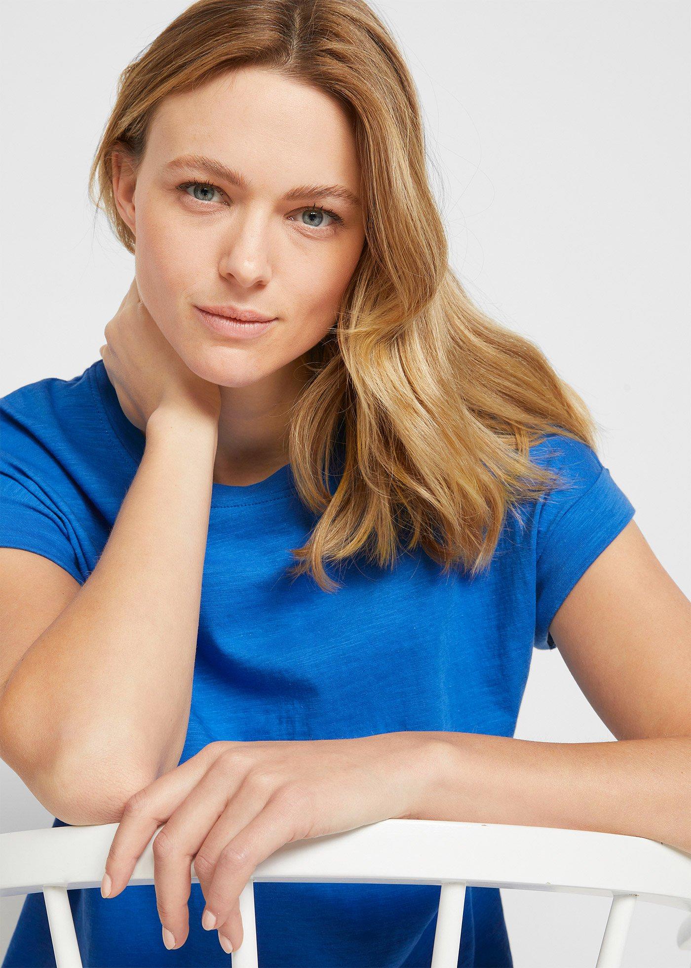 Długi T-shirt z czystej bawełny organicznej (2 szt.) - Bonprix