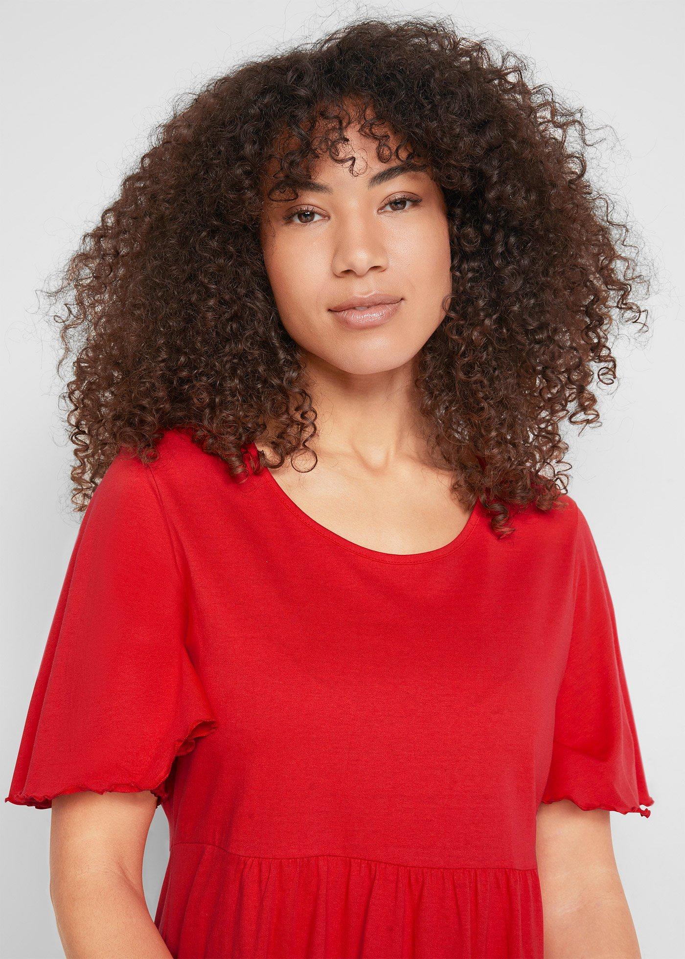 Sukienka z dżerseju z czystej bawełny - Bonprix