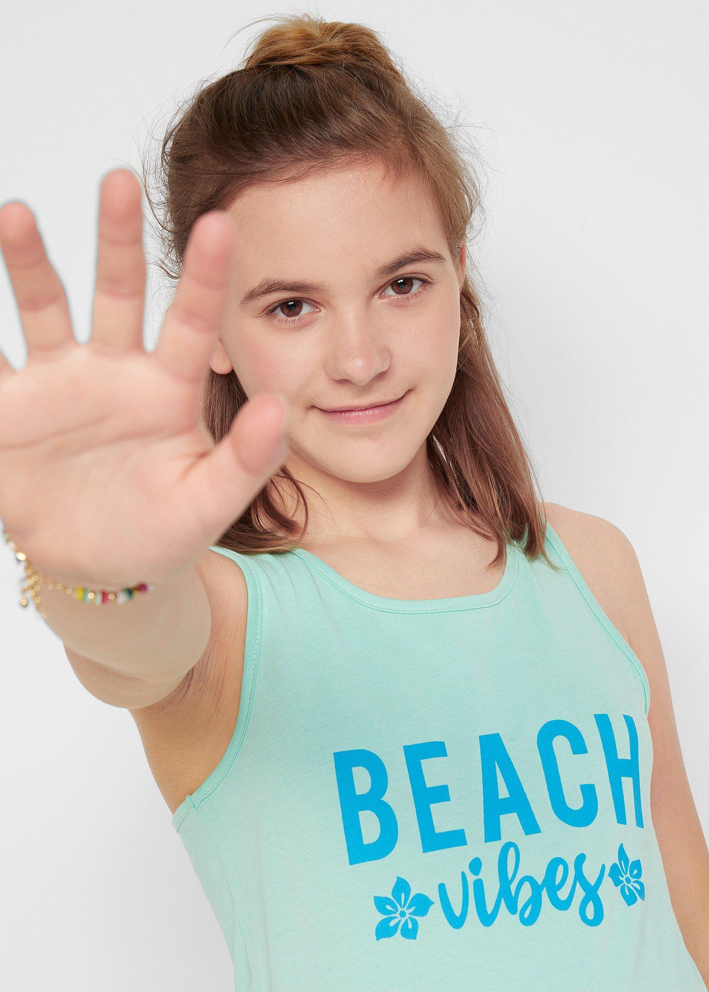 Sukienka  z dżerseju (2 szt.), z czystej bawełny organicznej - Bonprix