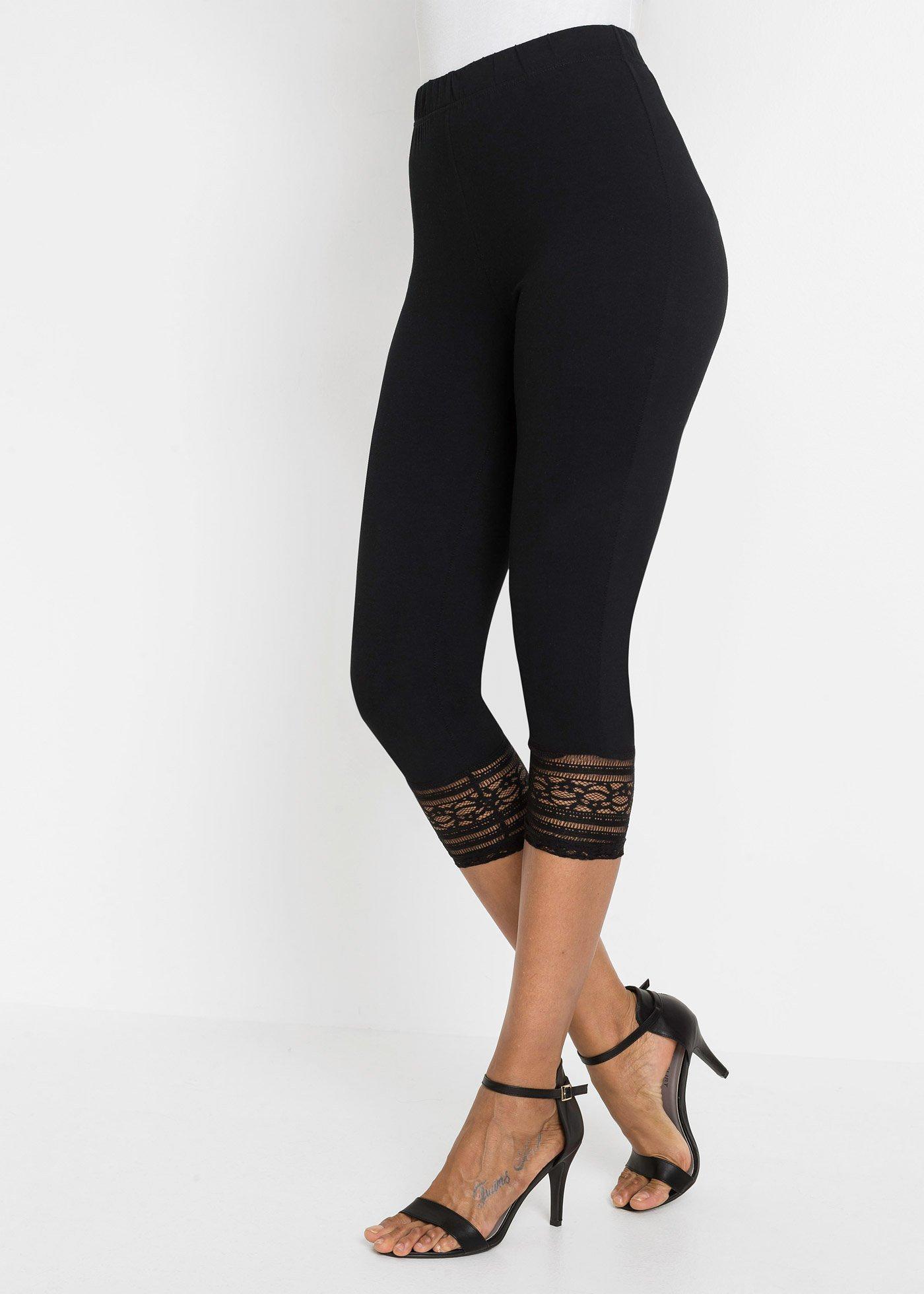 Legginsy rybaczki z bawełną organiczną - Bonprix