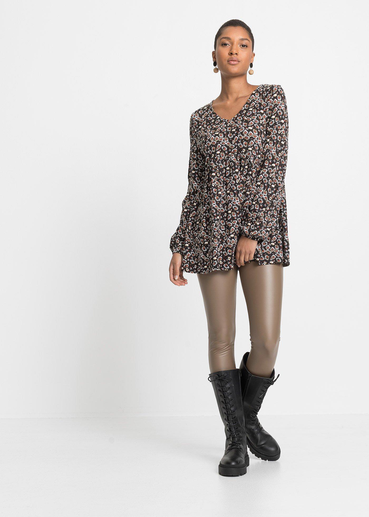 Bluzka shirtowa ze zrównoważonej wiskozy - Bonprix