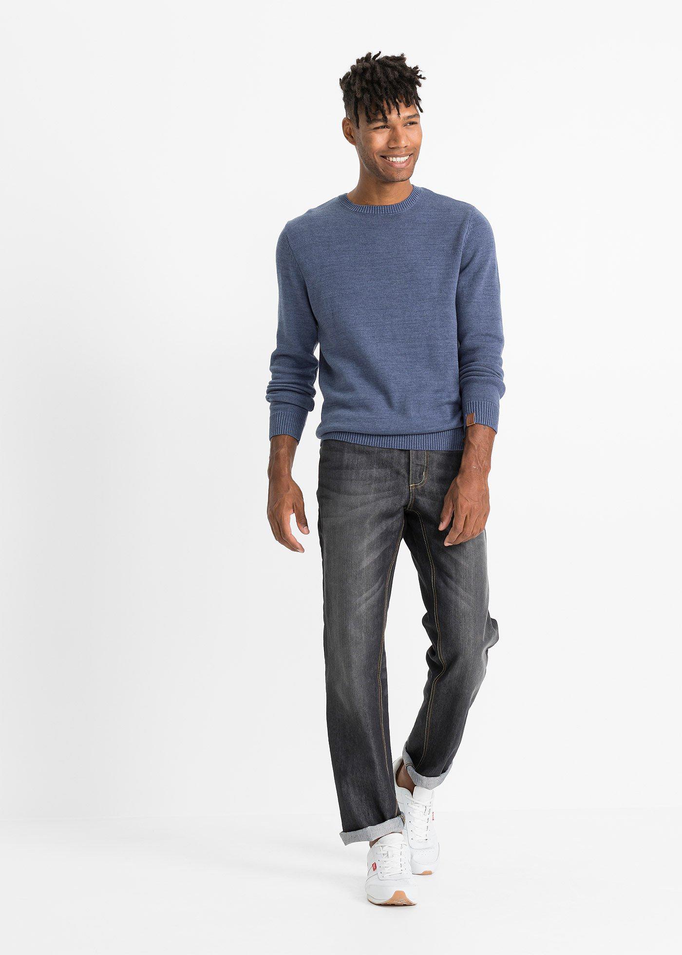 Cienki sweter z bawełną - Bonprix