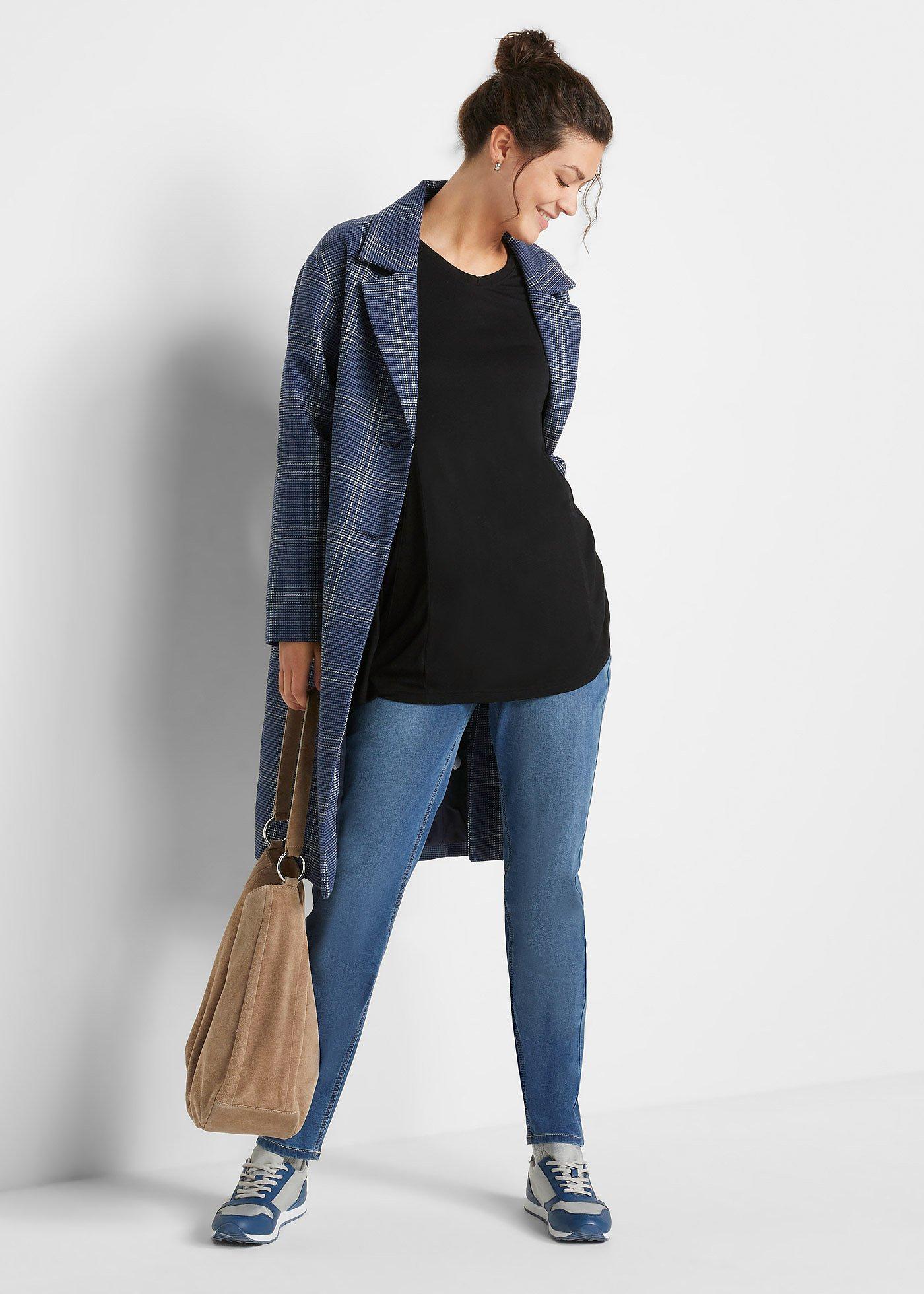 Shirt z długim rękawem, z miękkiej wiskozy - Bonprix