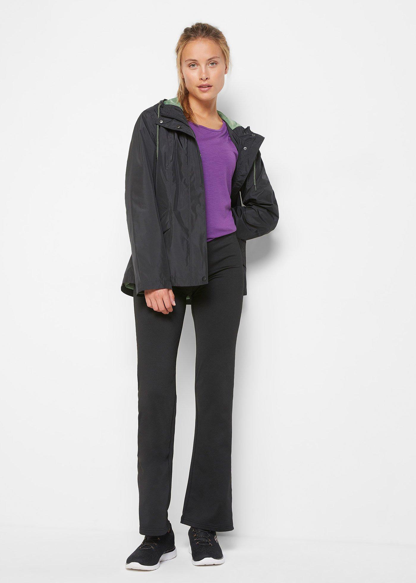 Legginsy sportowe termoaktywne, z poszerzanymi nogawkami - Bonprix