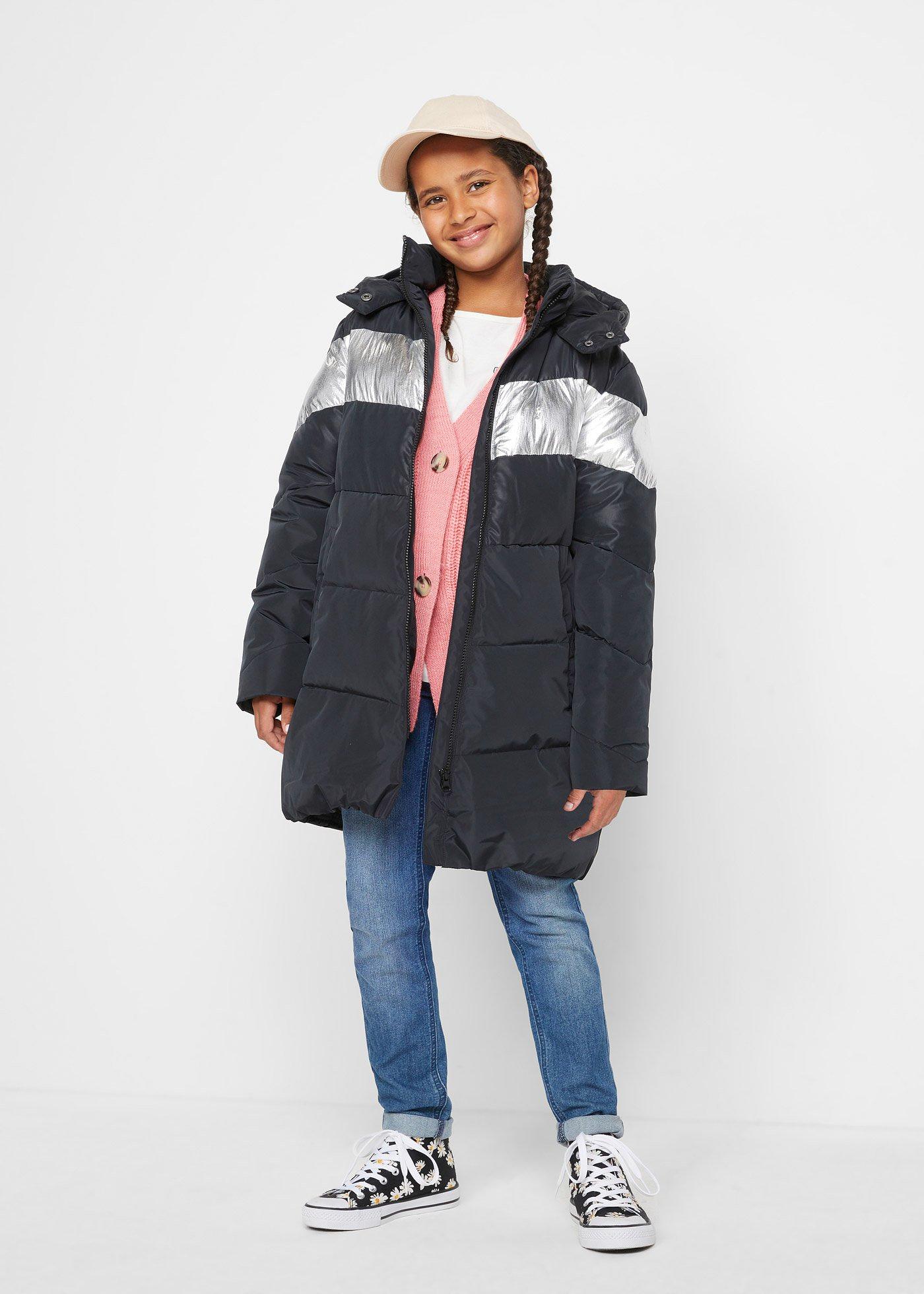 Dżinsy dziewczęce skinny fit, mid waist - Bonprix