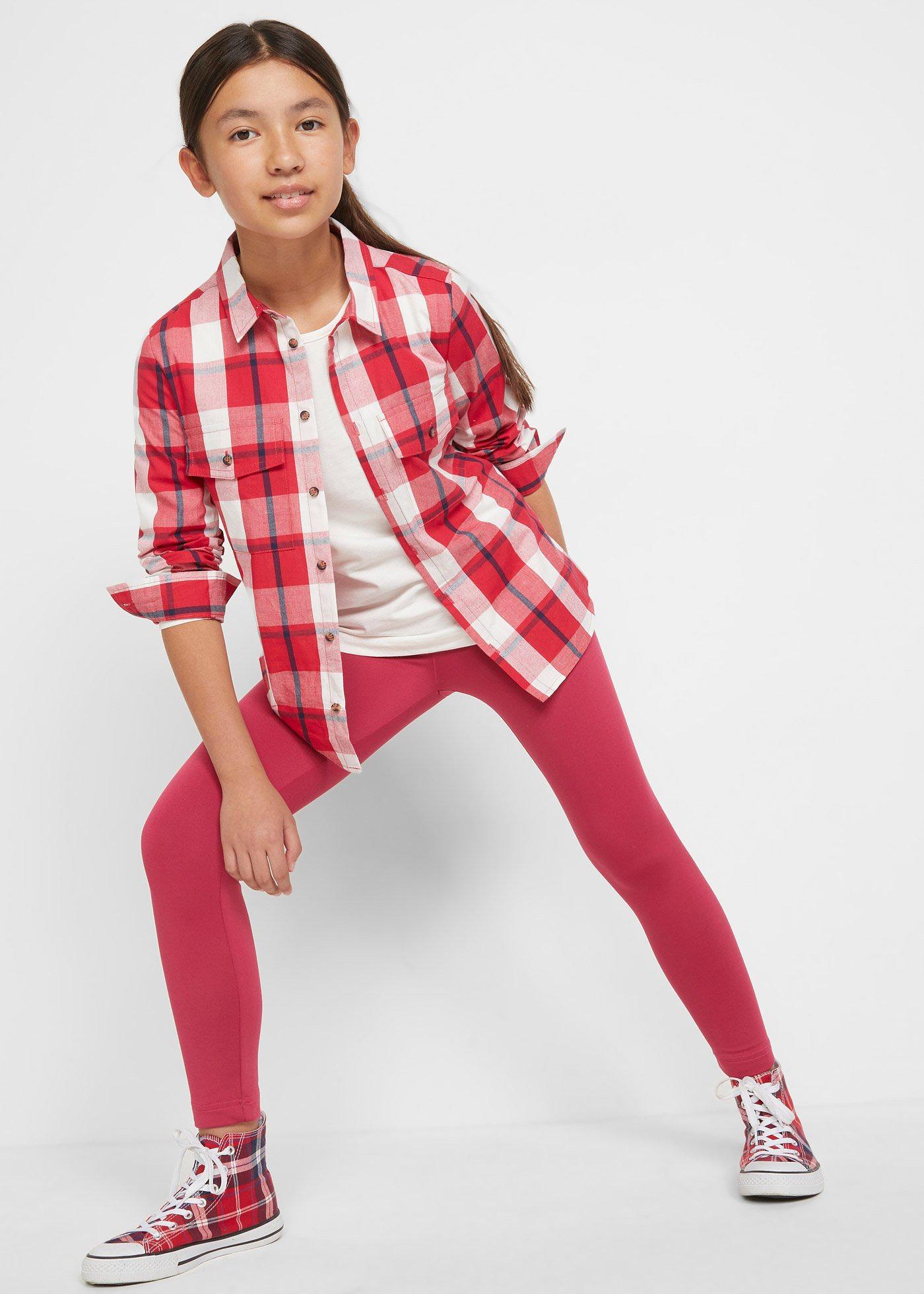 Legginsy z miękko szczotkowaną spodnią stroną - Bonprix