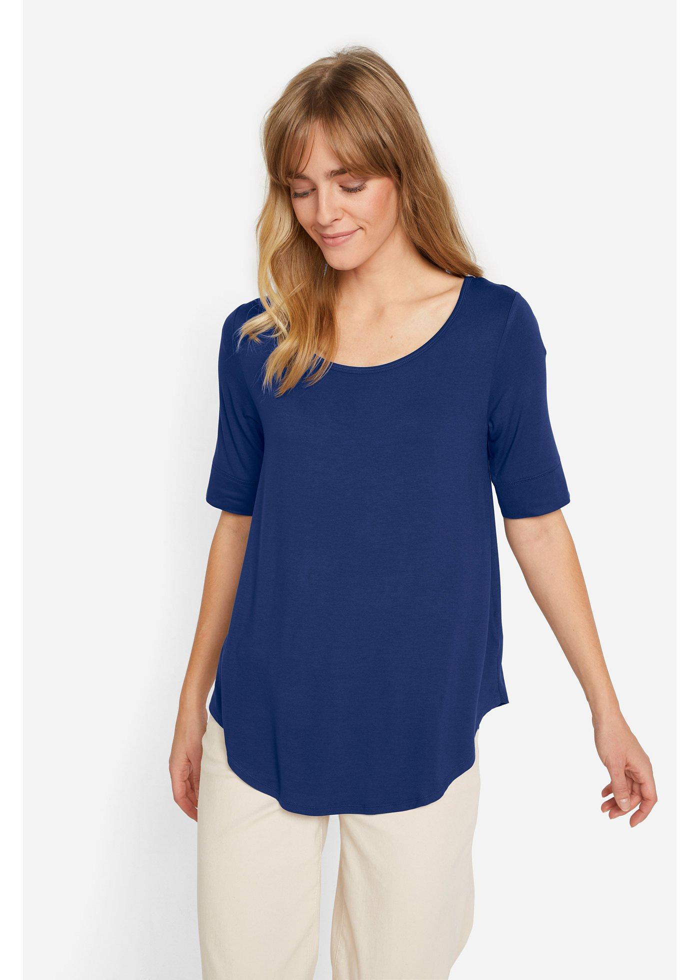 Długa bluzka z miękkiej wiskozy - Bonprix