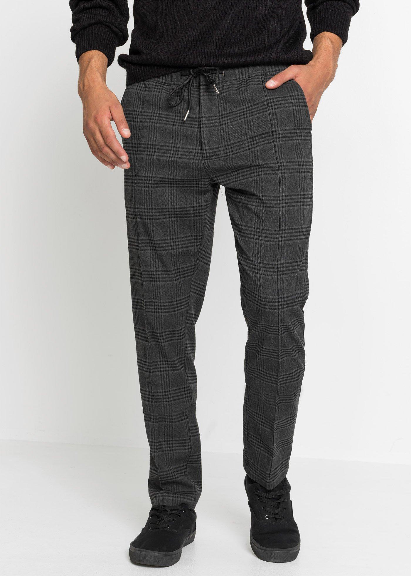 Spodnie z wygodnym pasem w talii, regular fit - Bonprix