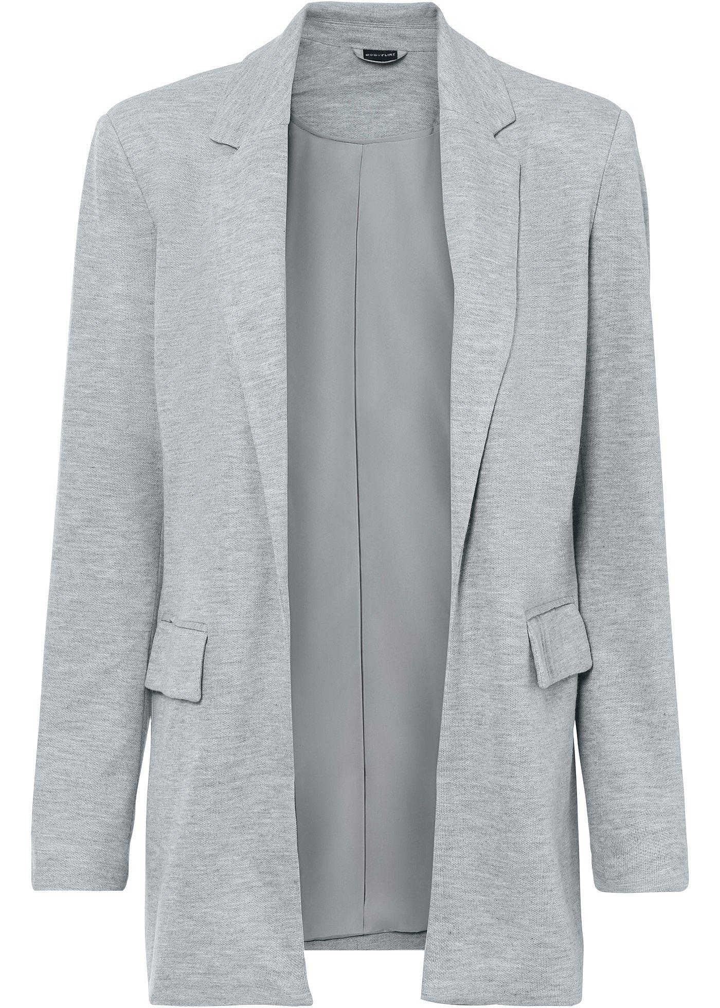 Sacou lung din jerse, cu buzunare, din material cu viscoză