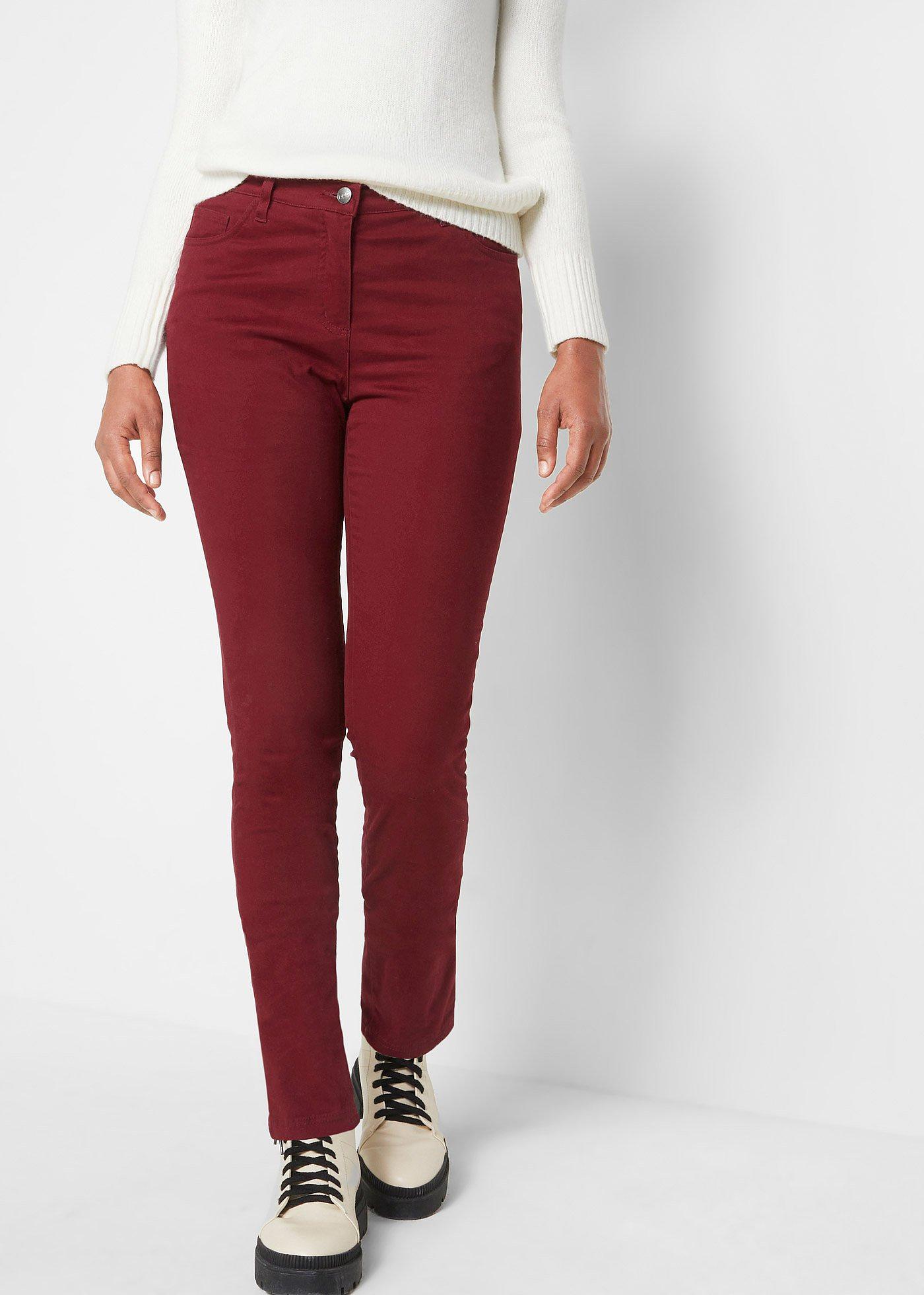 Spodnie ze stretchem Slim Fit - Bonprix