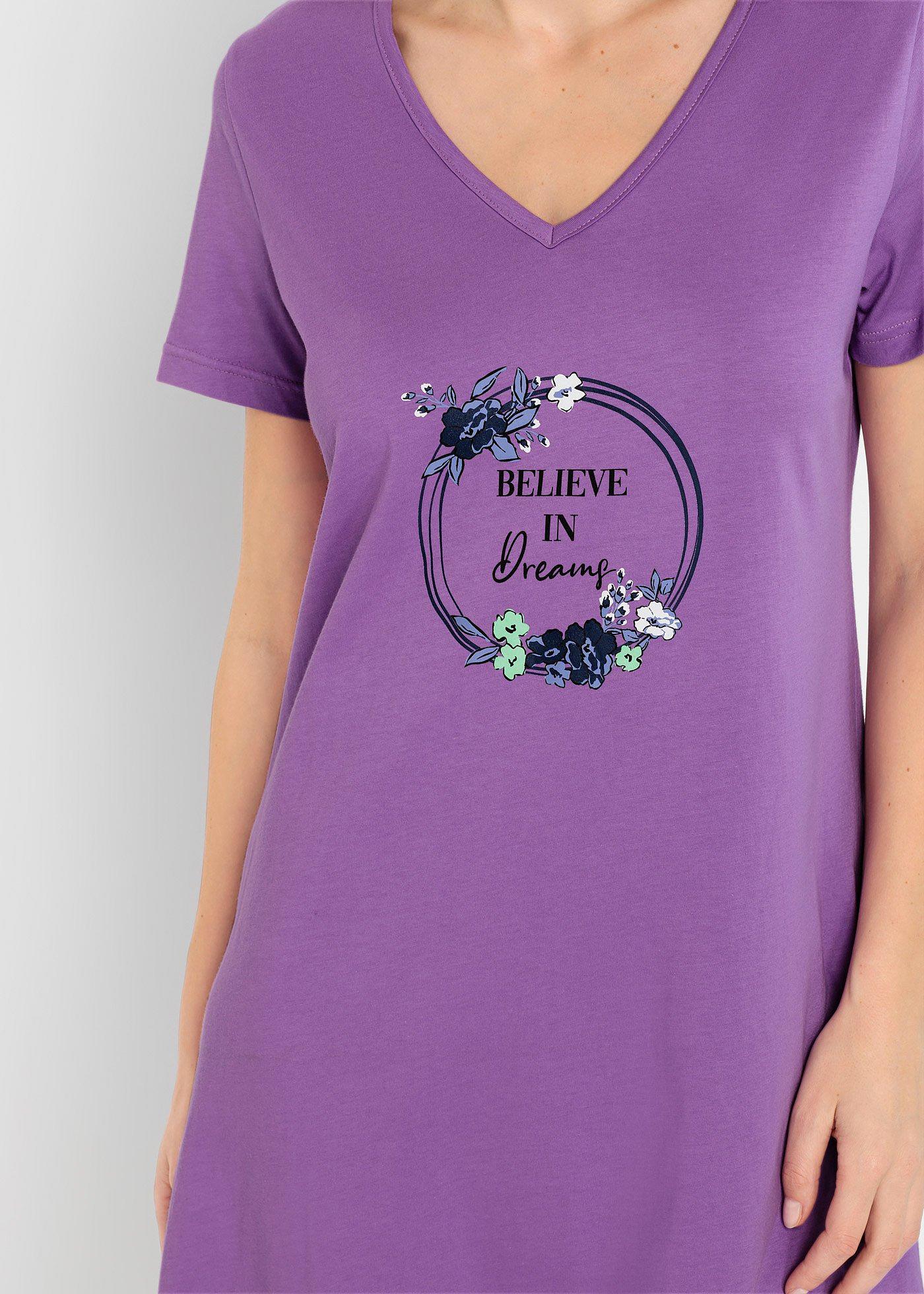 Bawełniana, krótka koszula nocna (2 szt.) - Bonprix