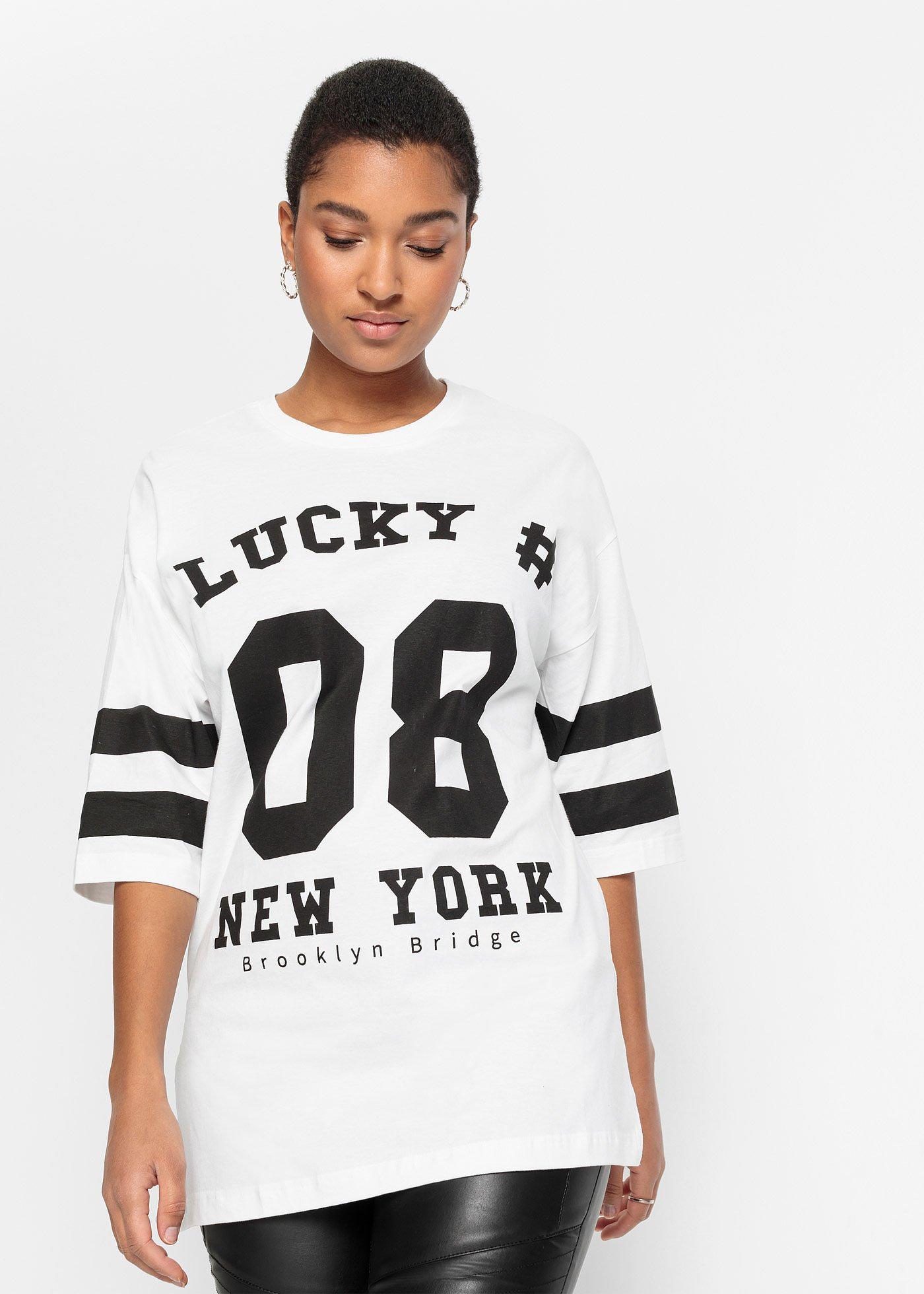 Shirt oversize z czystej bawełny organicznej - Bonprix